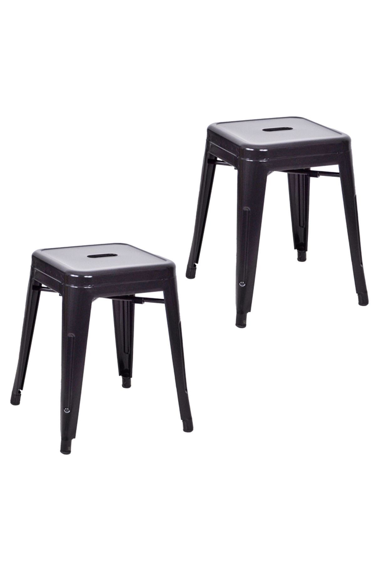 Komposan Tolix Metal Tabure(2 Adet)