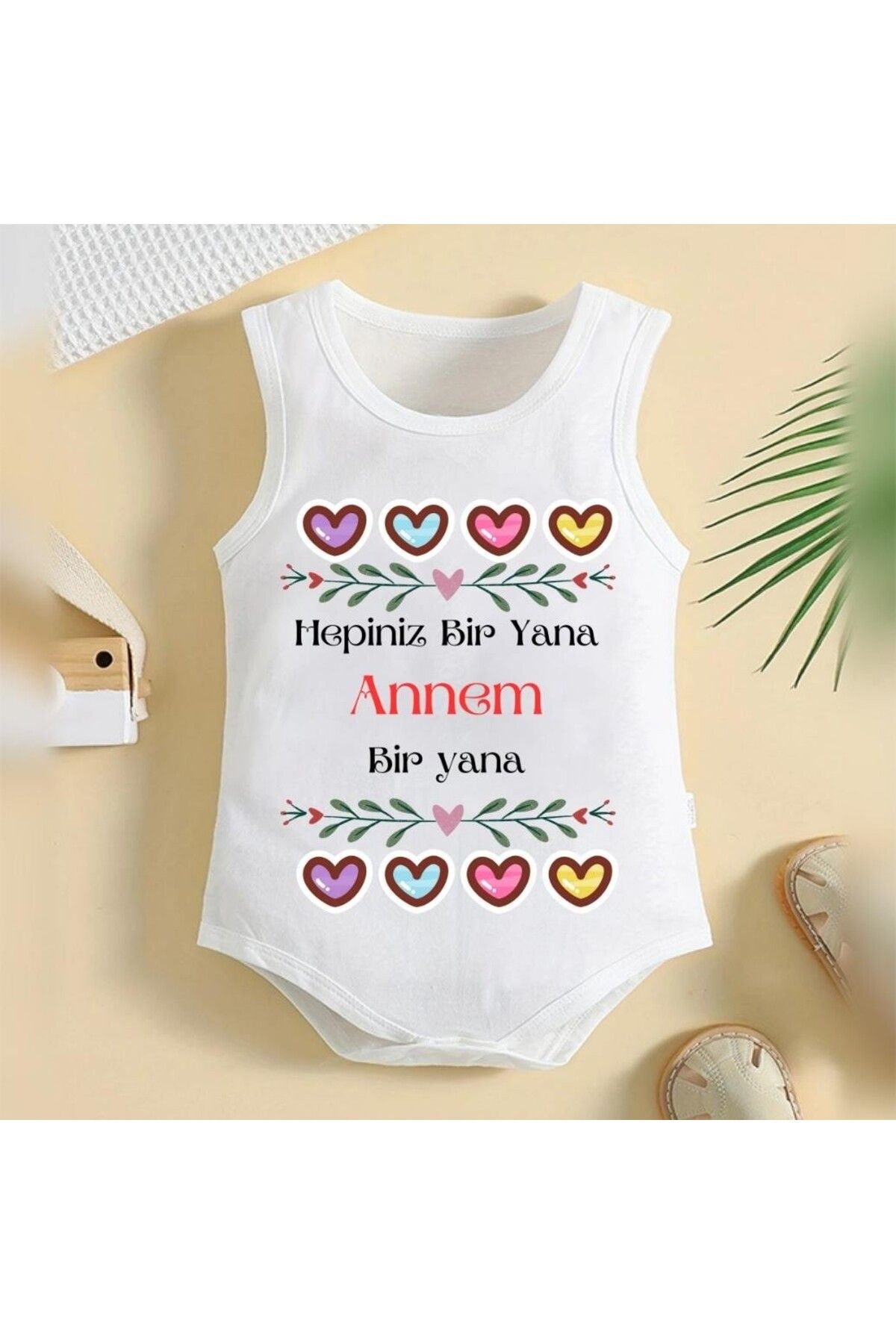 soft wing %100 Pamuklu Organik Baskılı Premium Çıtçıtlı Bebek Body Atlet Zıbın 00437