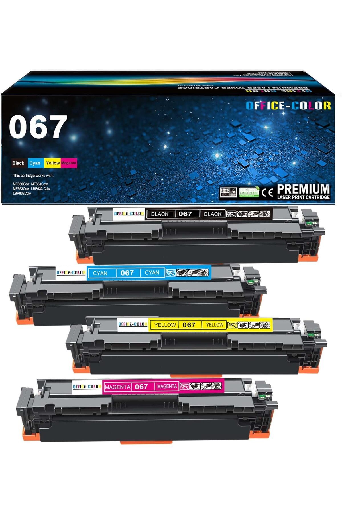 Canon CRG067 MF656Cdw,MF654Cdw,MF652Cw,LBP633Cdw,MF653Cdw,LBP632Cdw MUADİL *YA-DE TONER*