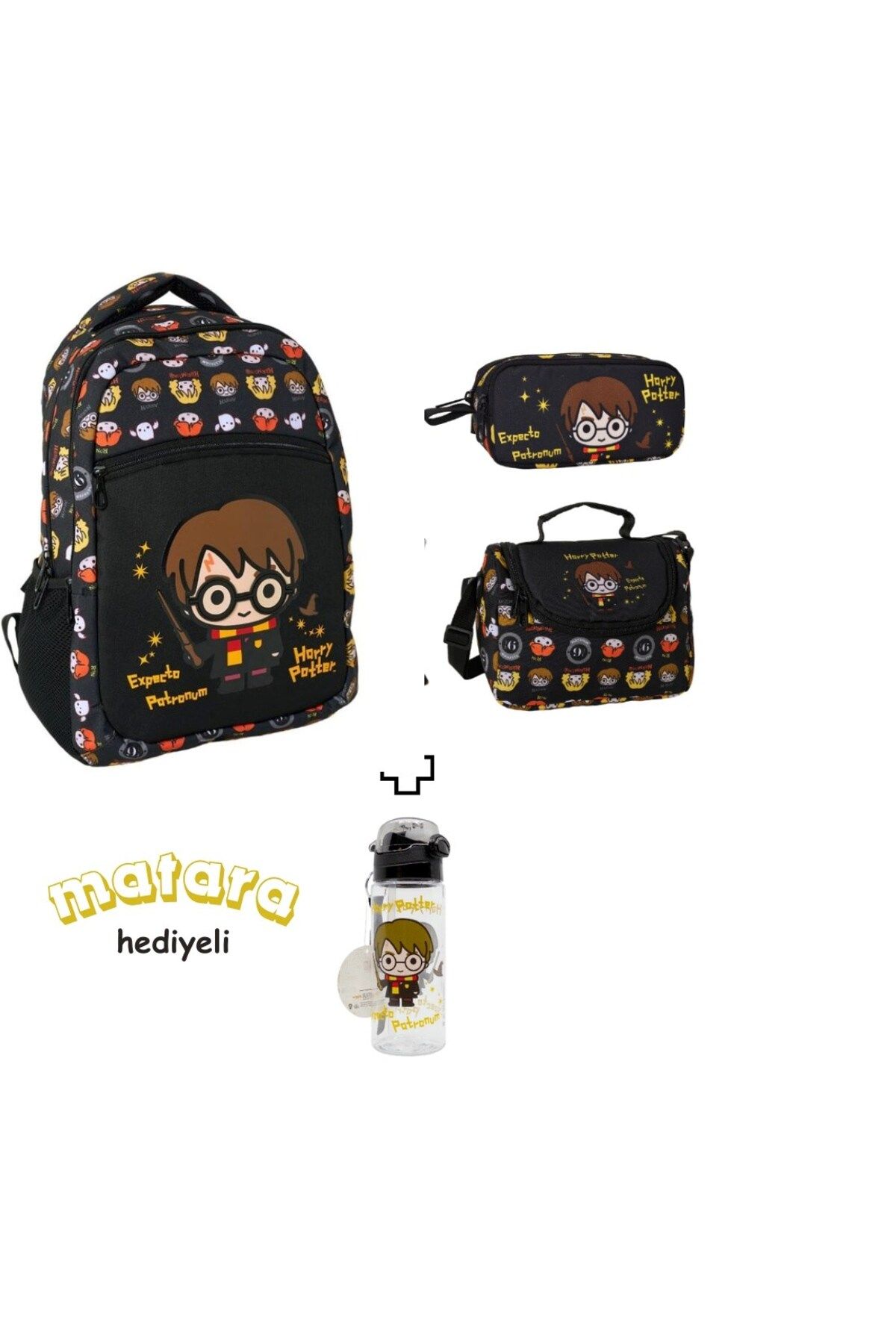 Harry Potter Okul Çantası Seti
