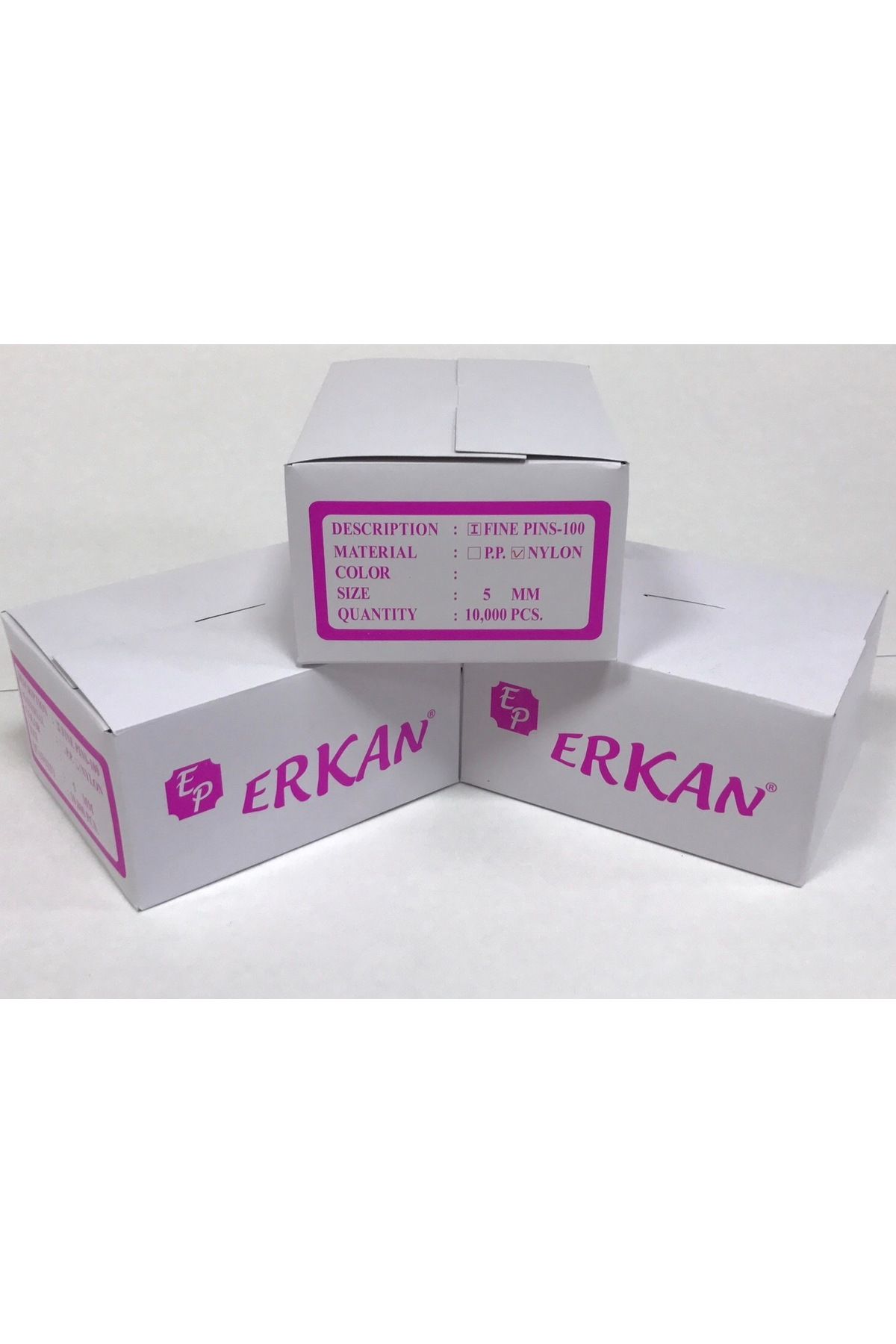 ERKAN 13 MM FİNE P.P ŞEFFAF KILÇIK 10.000 ADET