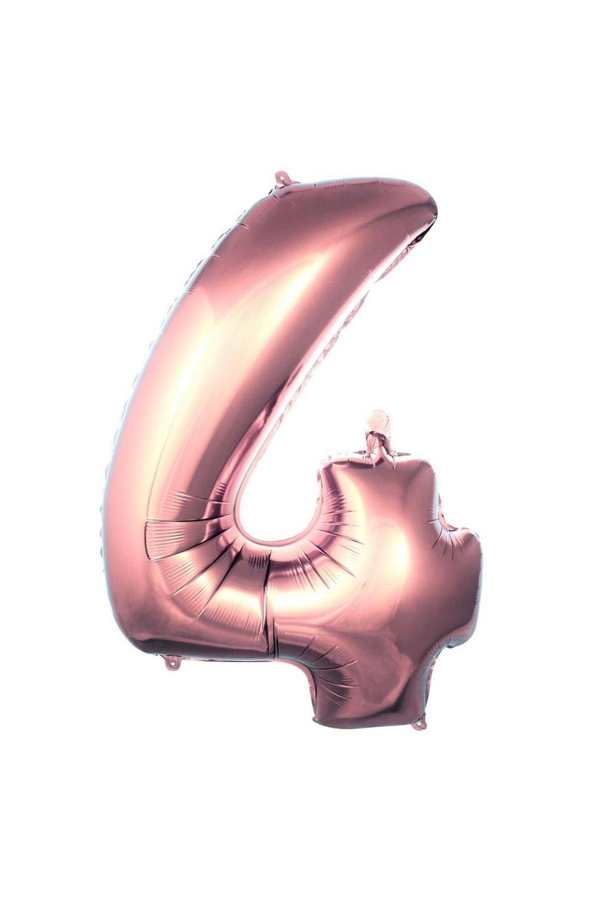 MİNAY 4 RAKAM FOLYO BALON ROSEGOLD RENK 40" 100cm