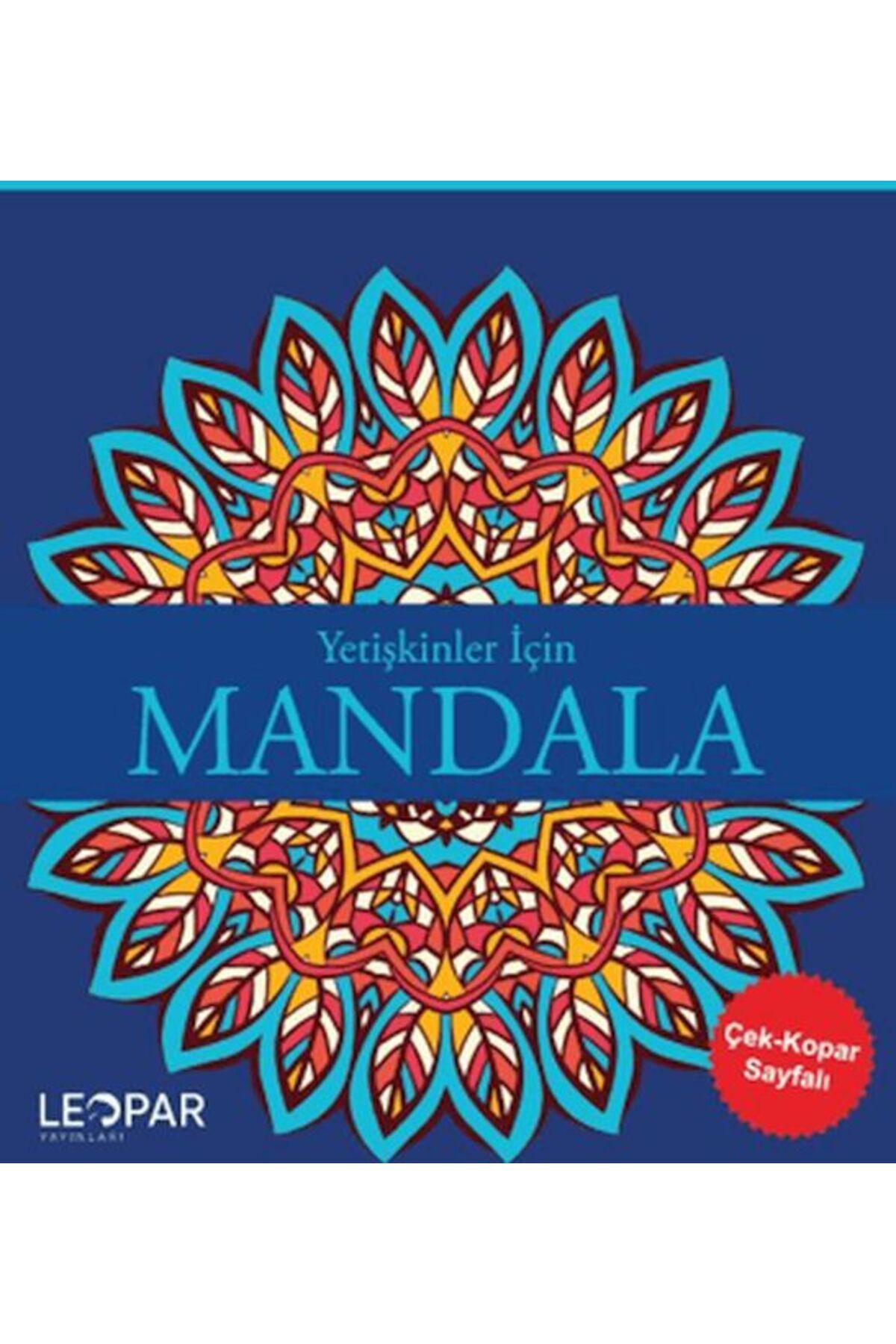 Destek Yayınları Yetişkinler İçin Mandala Lacivert