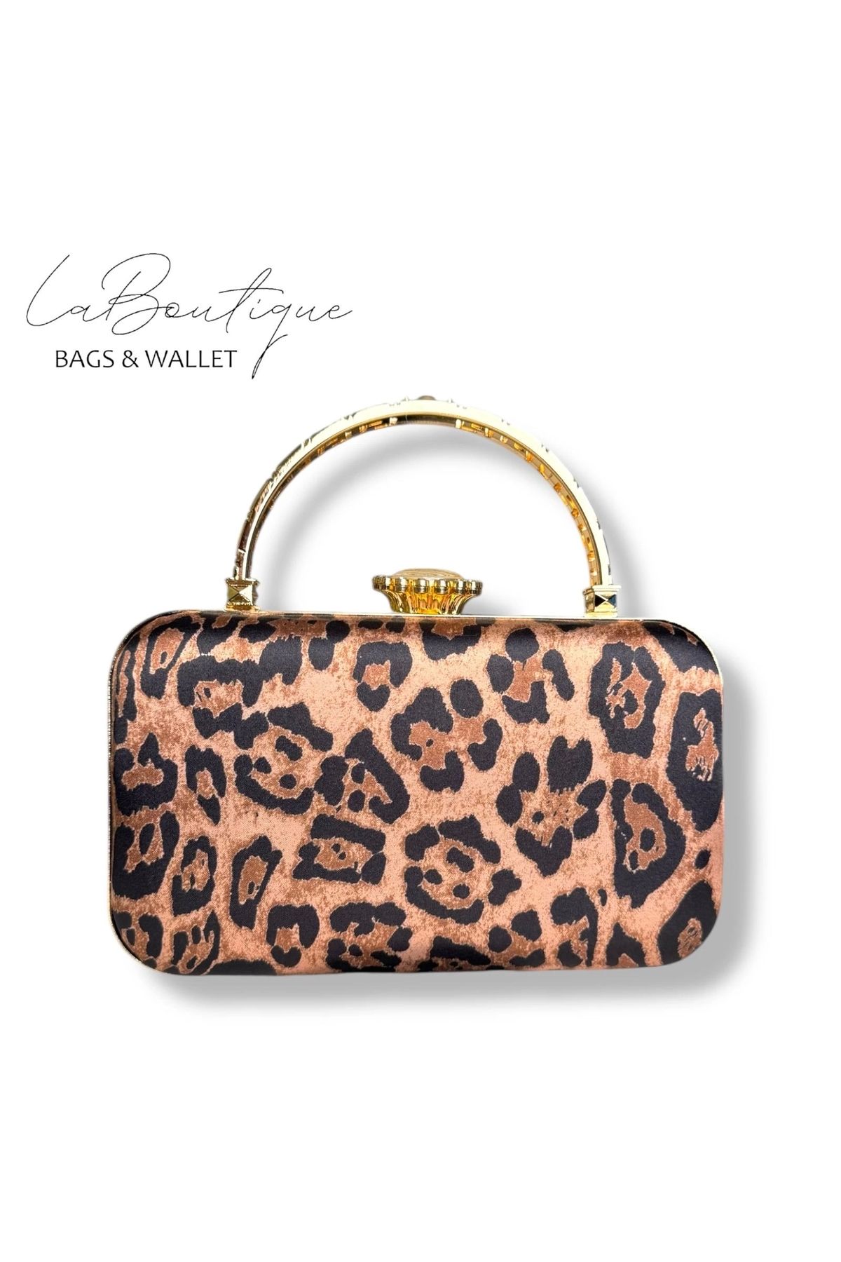LA BOUTIQUE LB ABİYE ÇANTA 25-014 LEOPAR
