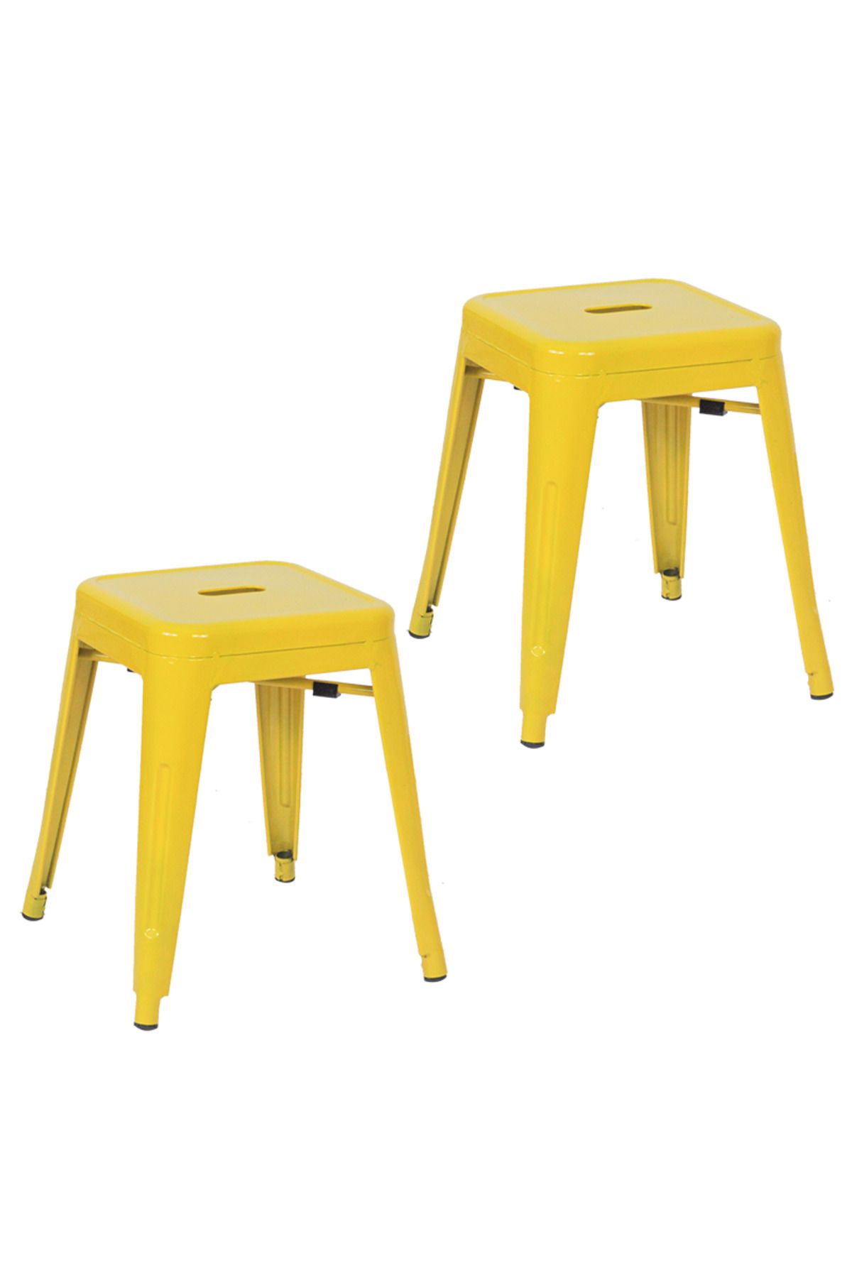 Komposan Tolix Metal Tabure(2 Adet)