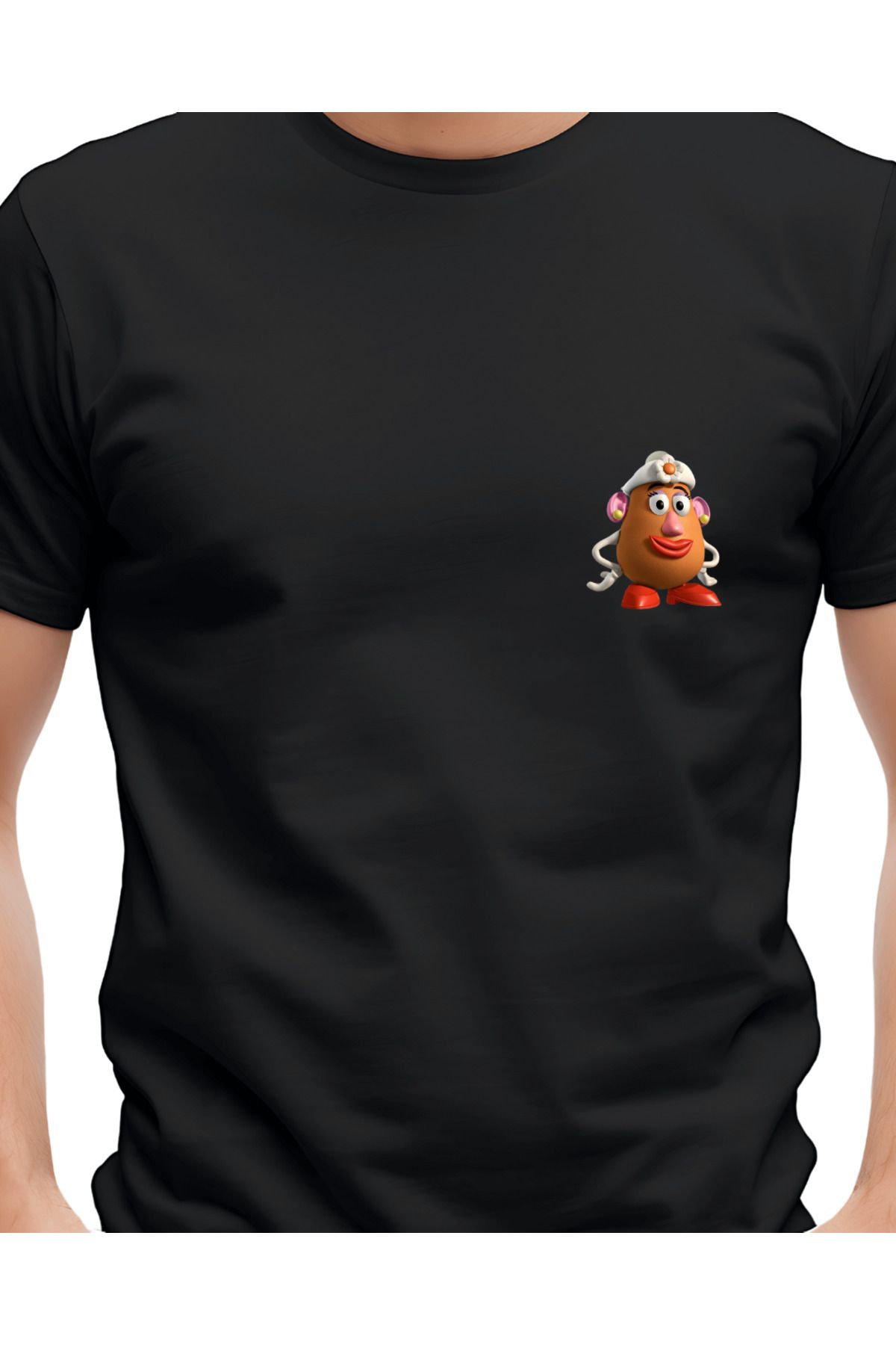 Ebiidesign Oyuncak Hikayesi Mrs. Potato Tasarımlı Baskılı T-Shirt