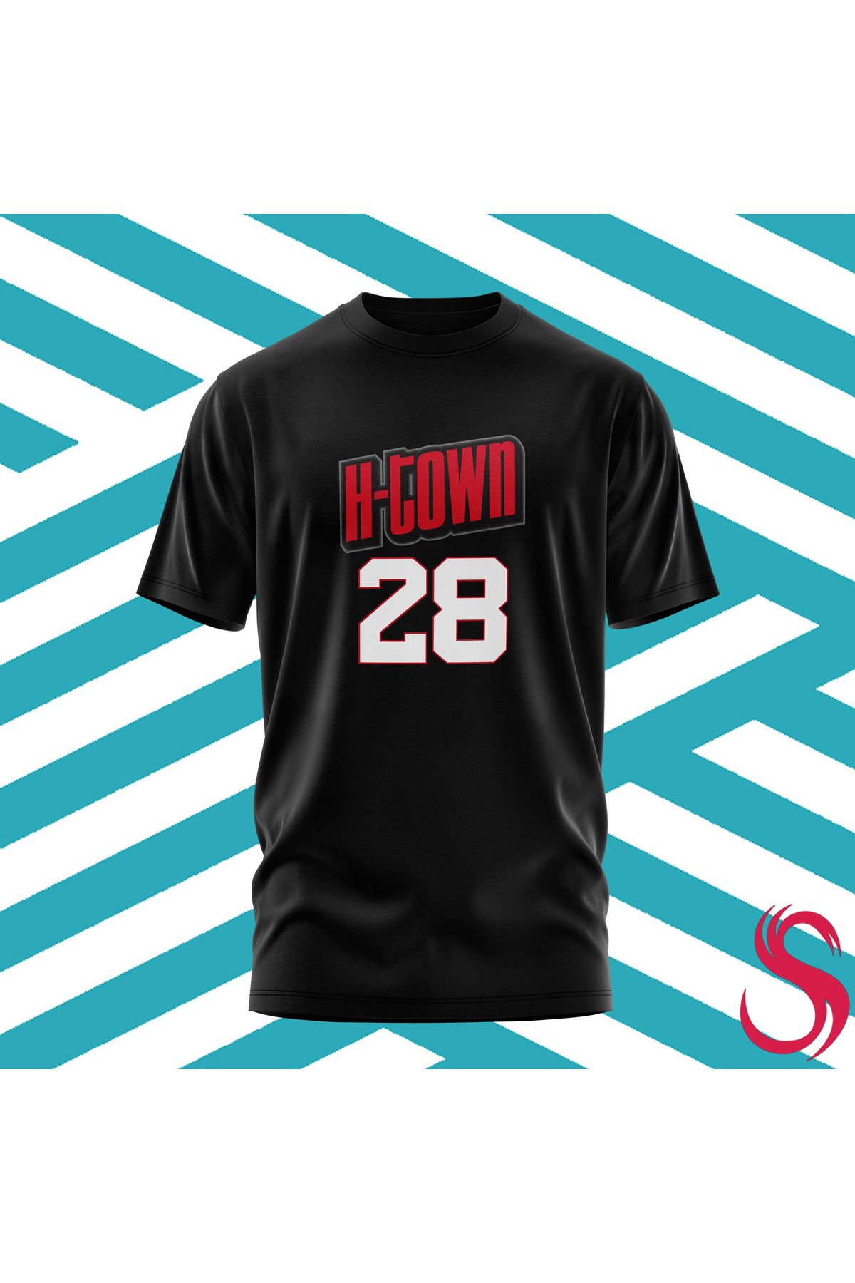 Scudetto T-Shirt Houston Rockets City Edition 2025 Alperen Sengun Unisex Tişört