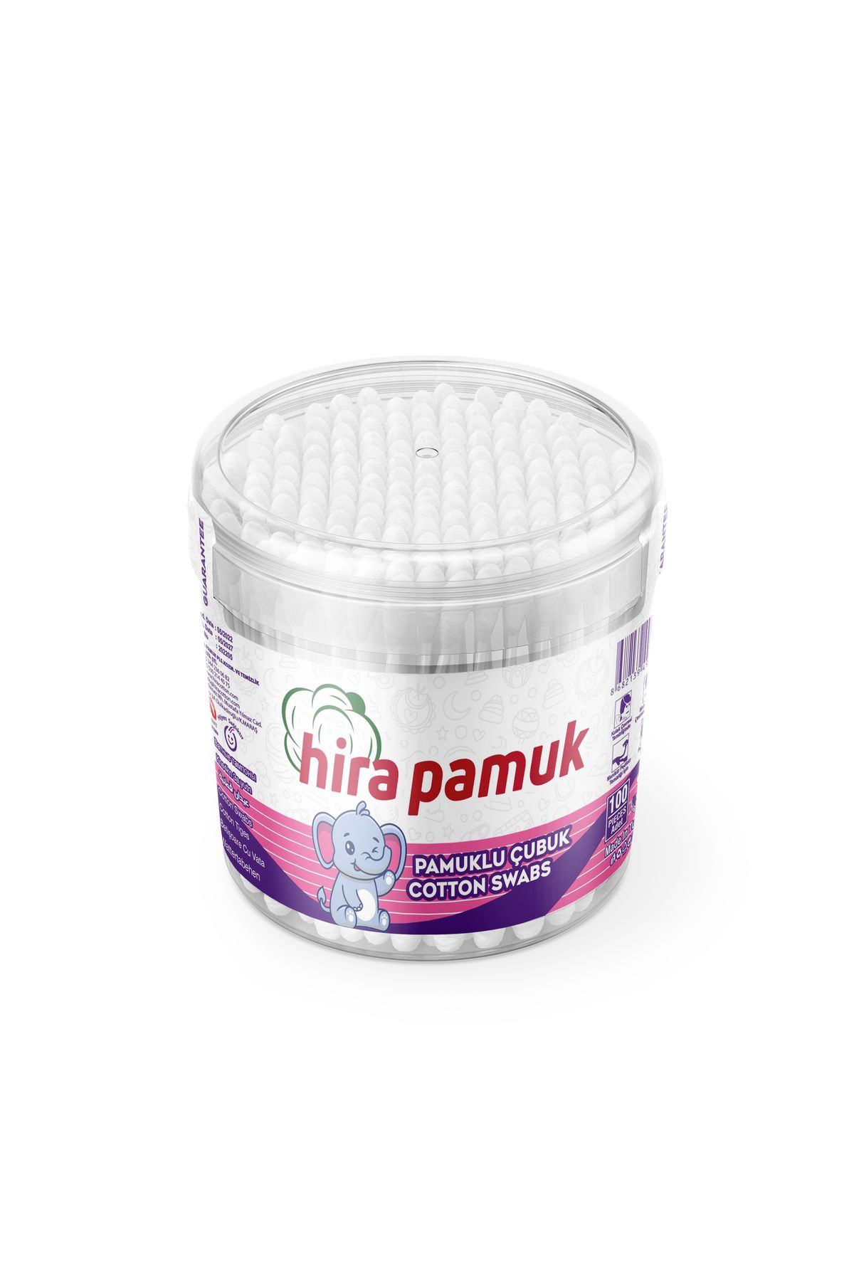 Hira Pamuk Hira 100'lü Kulak Çubuğu