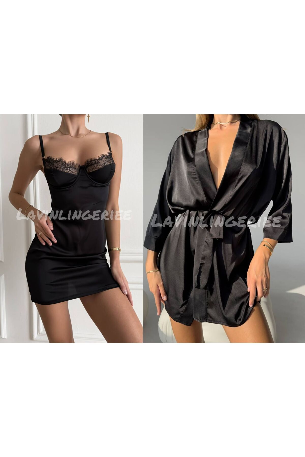 Lavinlingeriee GECELİK SABAHLIK SET
