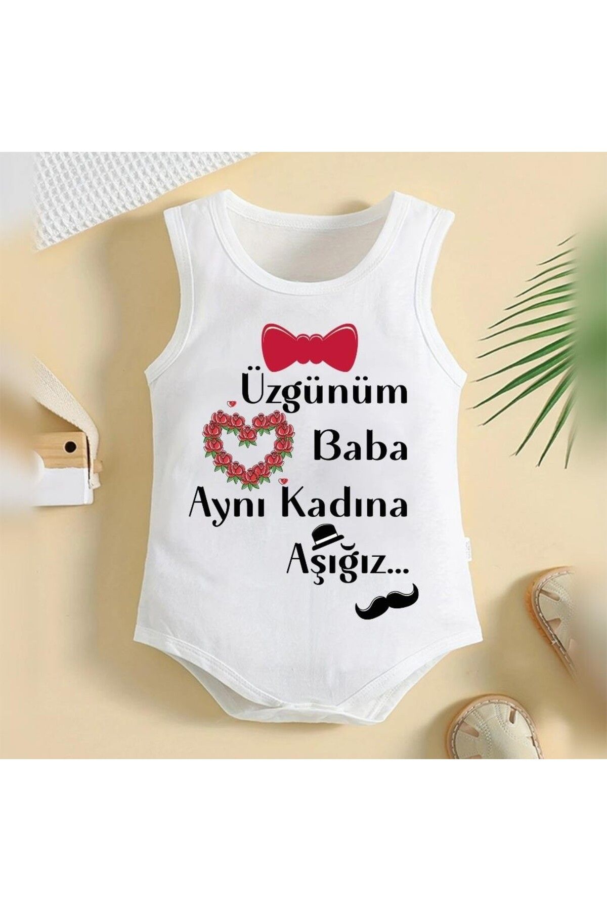 soft wing %100 Pamuklu Organik Baskılı Premium Çıtçıtlı Bebek Body Atlet Zıbın 00446