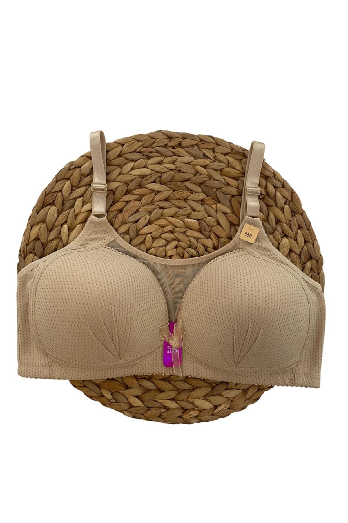 DoDe Flora F.K Önü Tül Detaylı Balensiz Toparlayıcı Sütyen - 264