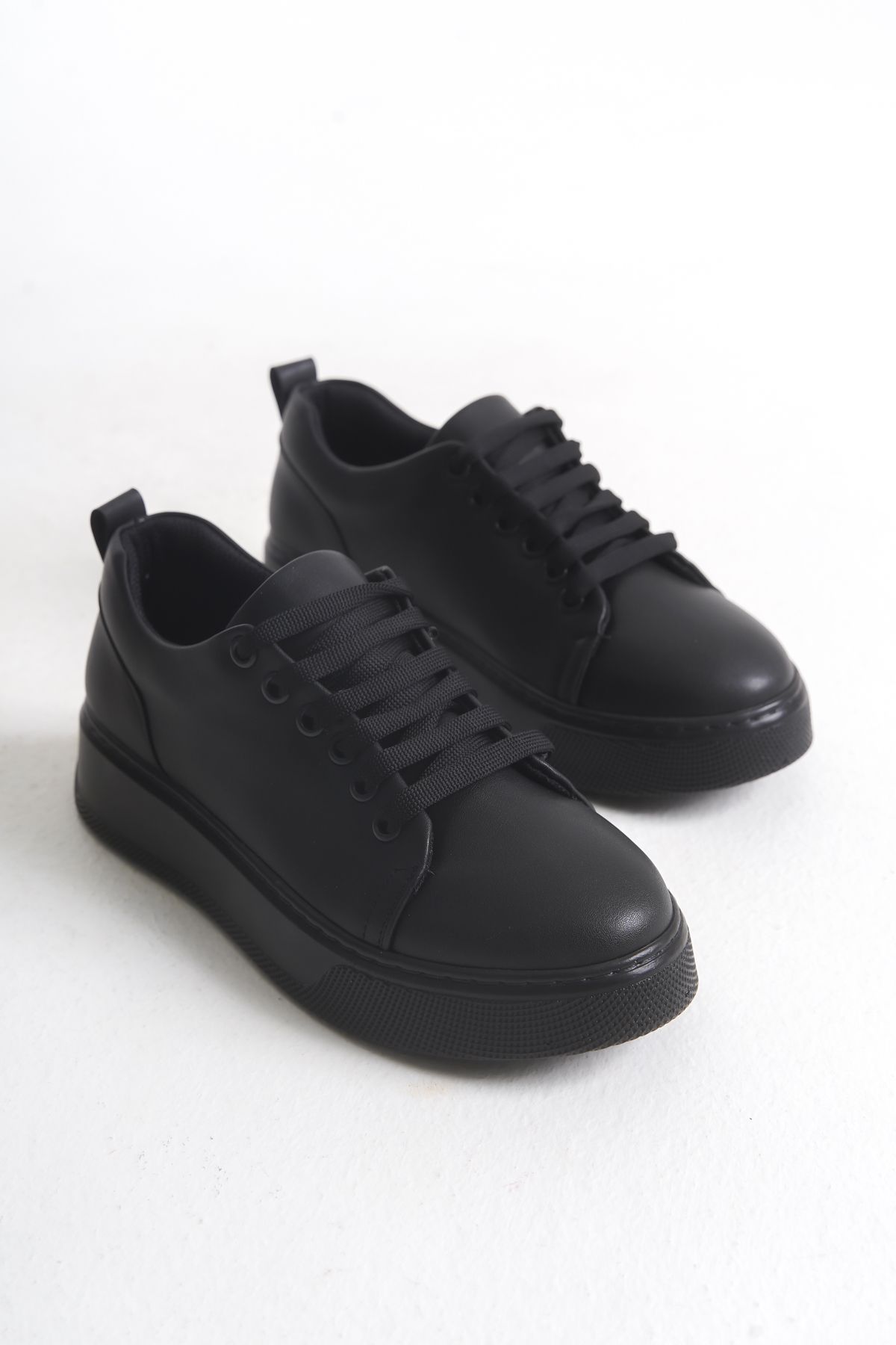 Solo Bag DEL'SOLERA KADIN BAĞCIKLI YÜKSEK TABAN SNEAKER SPOR AYAKKABI