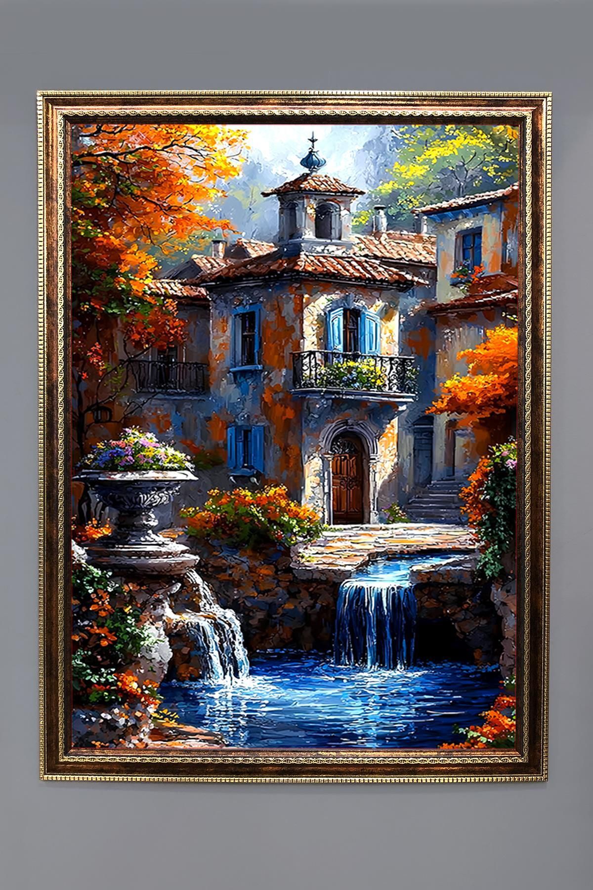 Doruklar Home Collection Doğa ve Manzara Desenli Çerçeveli Duvar Tablosu 50x70cm SERENE16