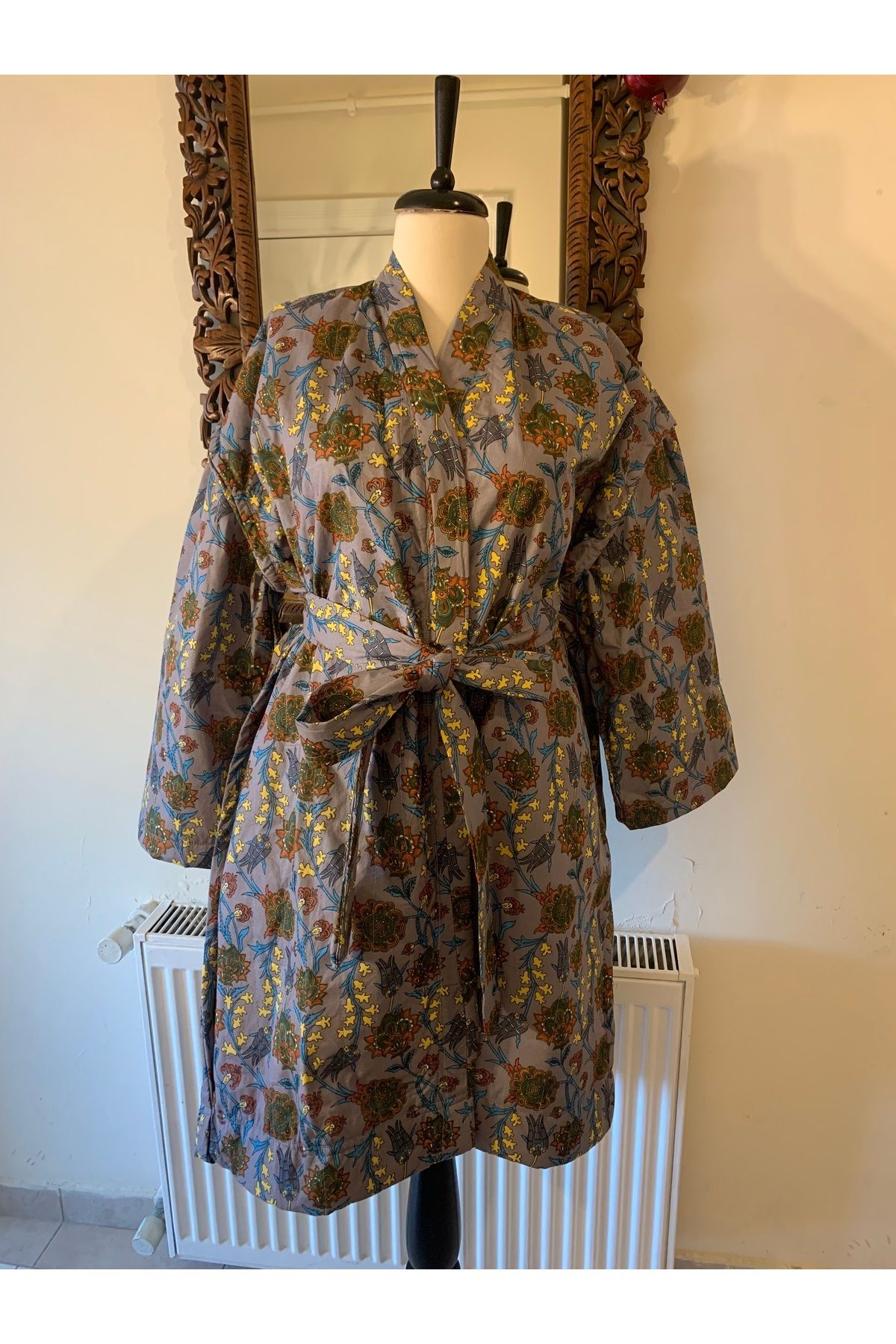 TheChakaCollection Gri/Gri Çift Taraflı Kaftan