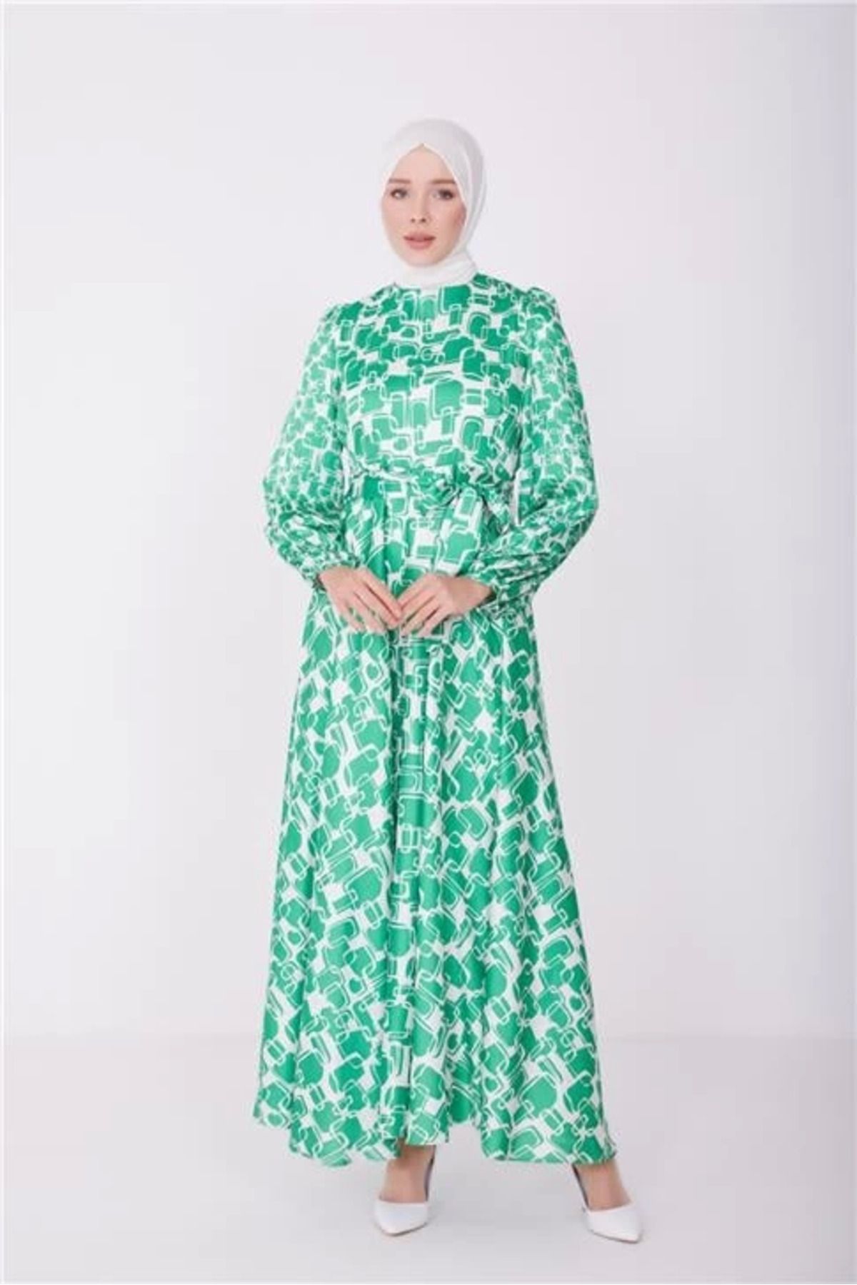 aradimtaradim Armine Elbise 23Yd2522 Yeşil