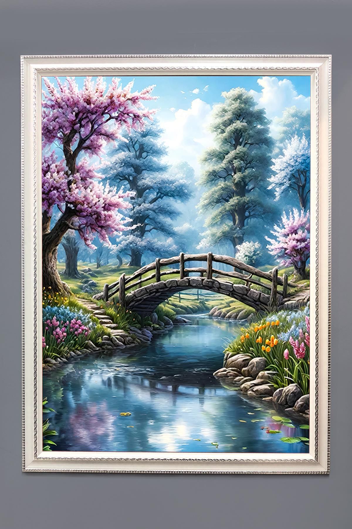 Doruklar Home Collection Doğa ve Manzara Desenli Çerçeveli Duvar Tablosu 50x70cm SERENE02