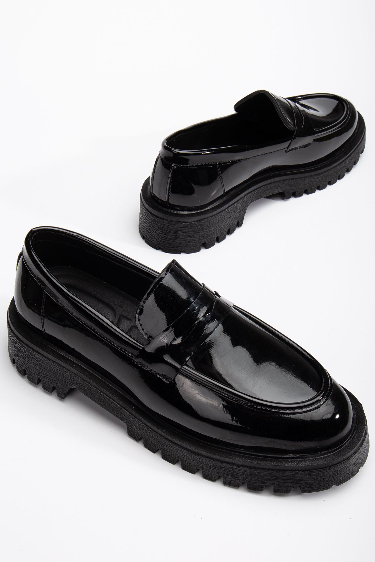 DUMMET Pantofi De Damă Cu Talpă Groasă Loafer Mocasin Cu Talpă Înaltă Femeie - 38
