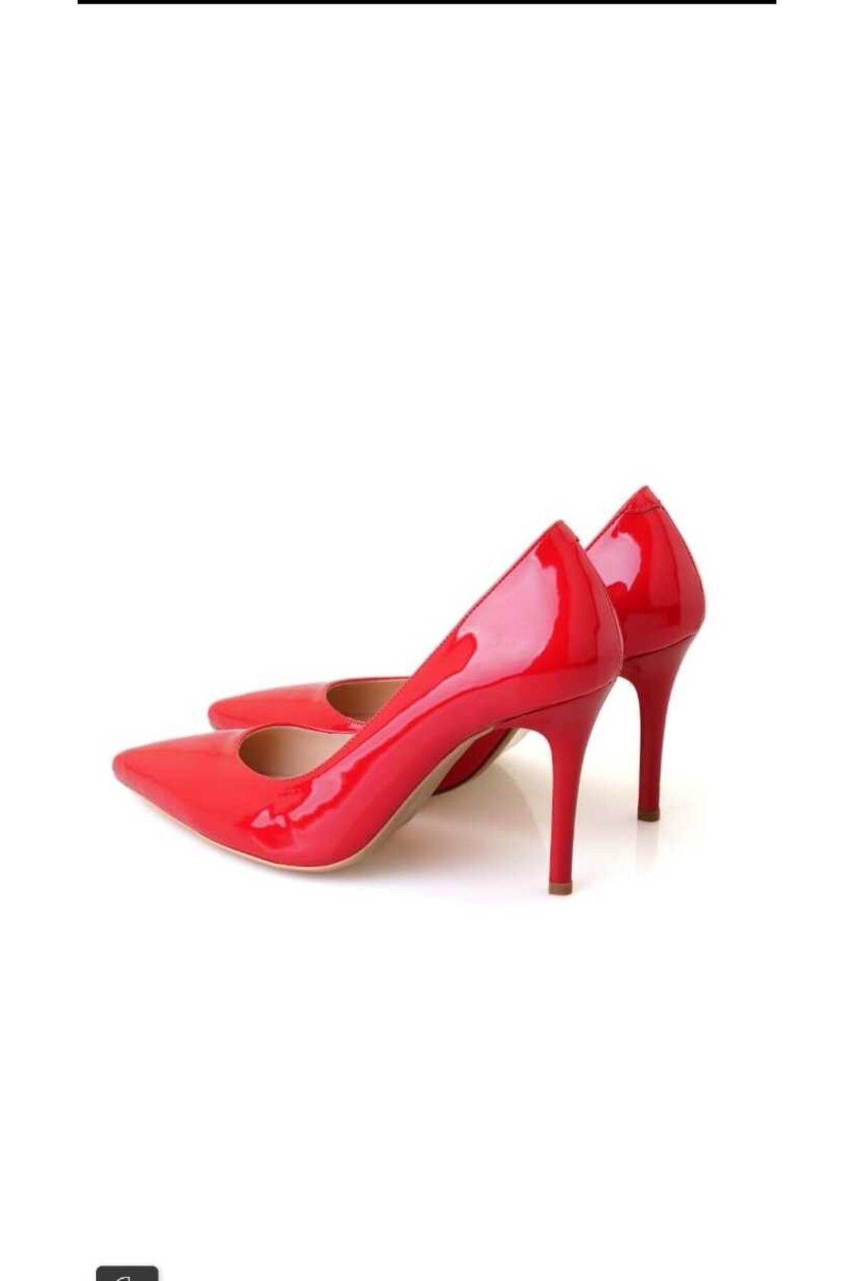 gumushoe Kadın Hakiki Deri Klasik Stiletto 4292