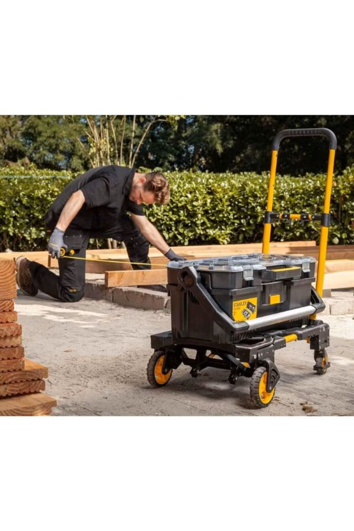 Stanley-عربة يدوية قابلة للطي 2 في 1 حمولة 137 كج 8