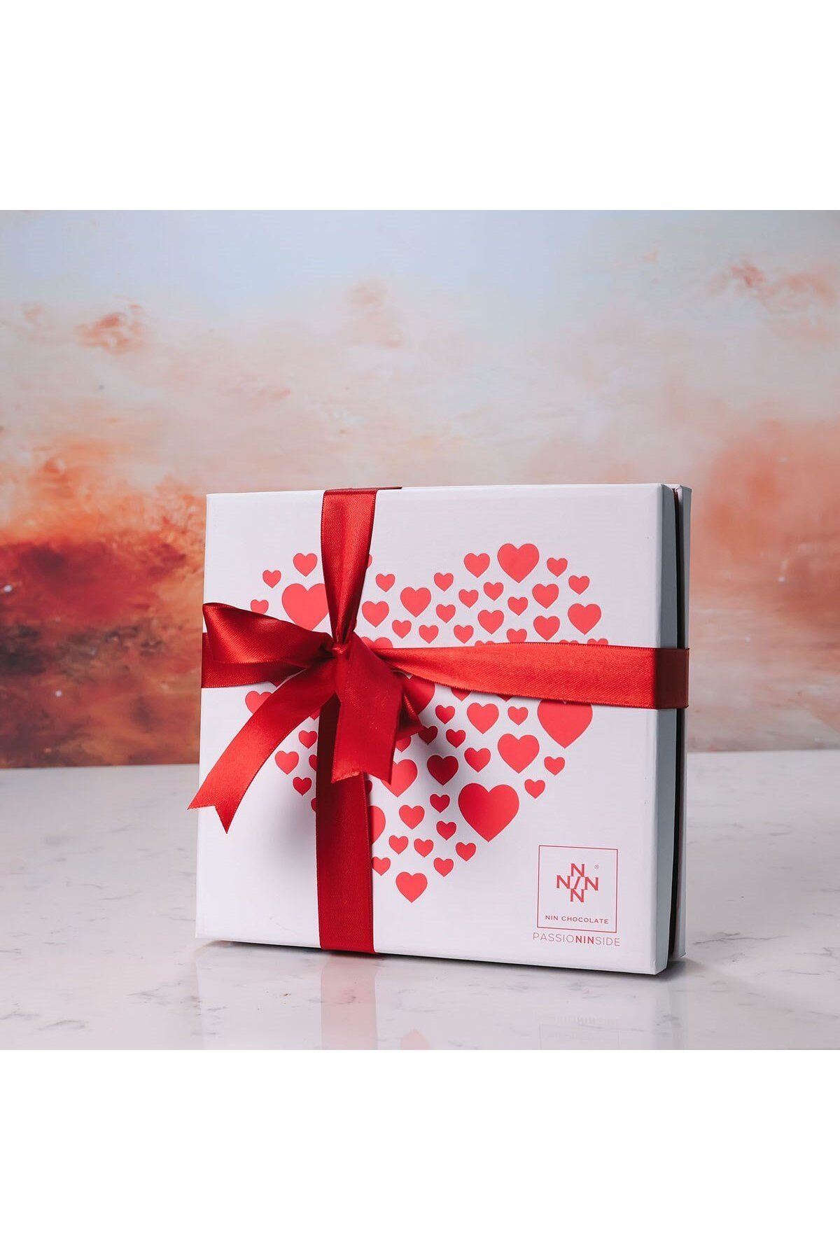 Nin Chocolate Sevgilime Kalp Yaldızlı Çikolata