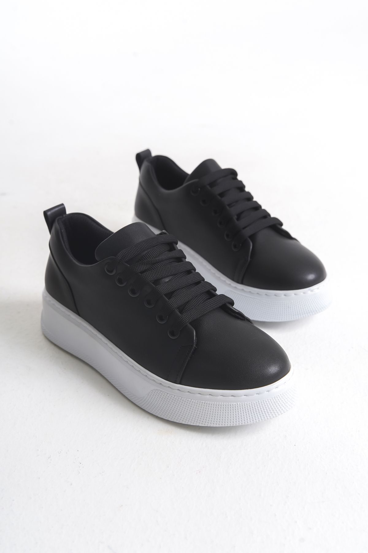 Solo Bag DEL'SOLERA KADIN BAĞCIKLI YÜKSEK TABAN SNEAKER SPOR AYAKKABI
