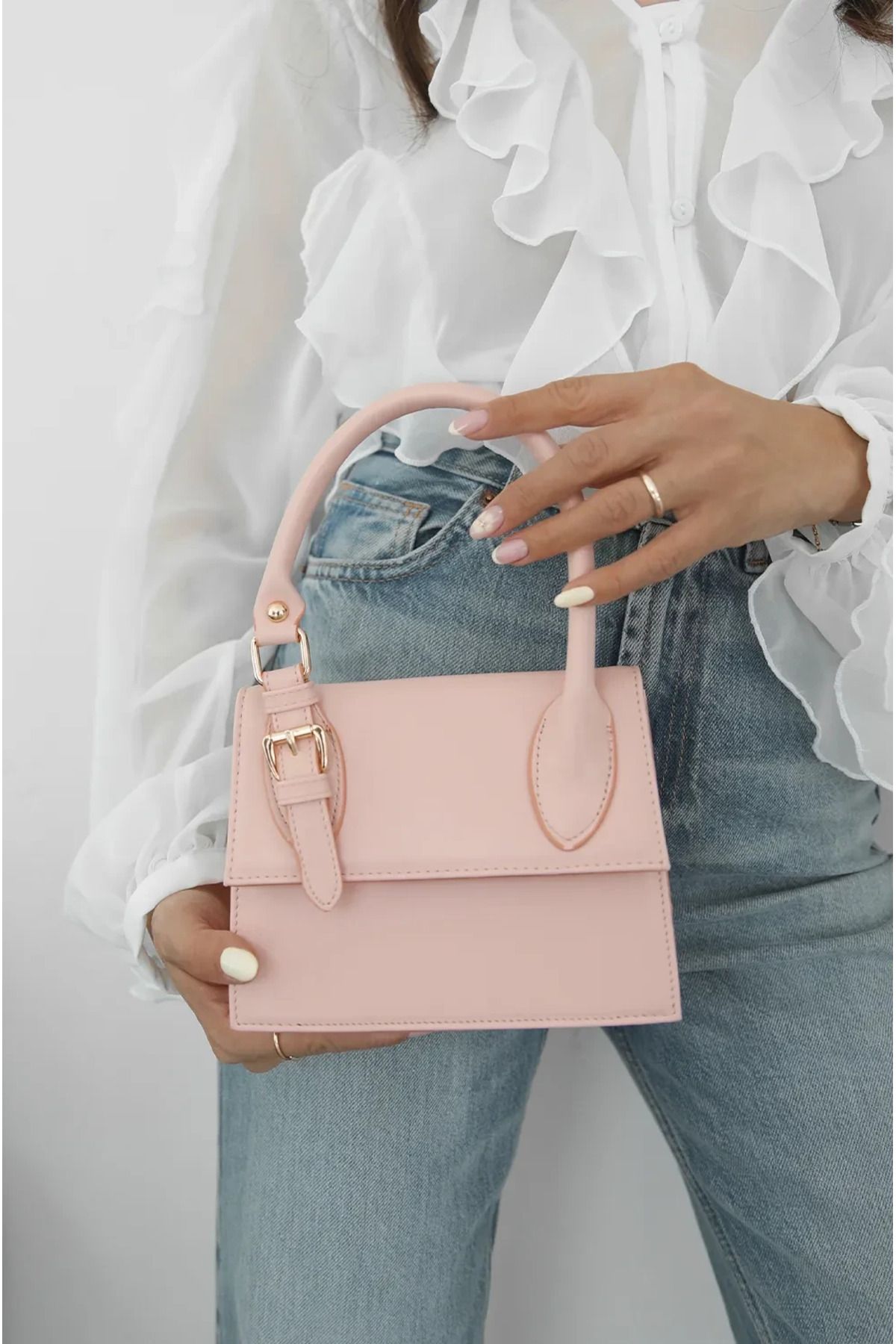 BAGS Rayo Pembe El ve Omuz Çantası