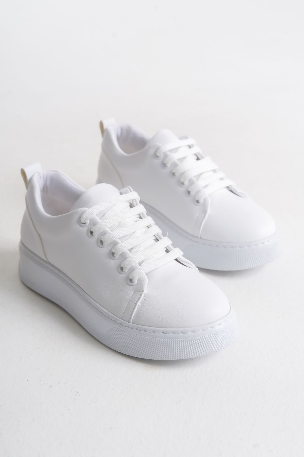 Solo Bag DEL'SOLERA KADIN BAĞCIKLI YÜKSEK TABAN SNEAKER SPOR AYAKKABI