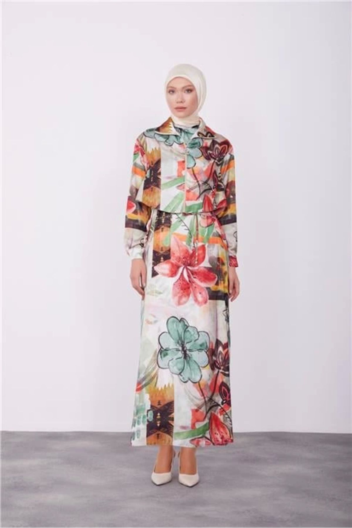 aradimtaradim Armine Elbise 23K9667 Haki