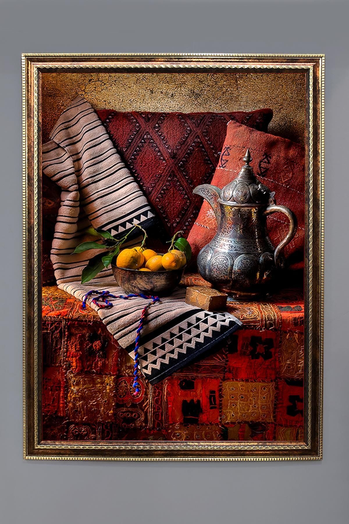 Doruklar Home Collection Natürmort Desenli Çerçeveli Duvar Tablosu 50x70cm NAT06