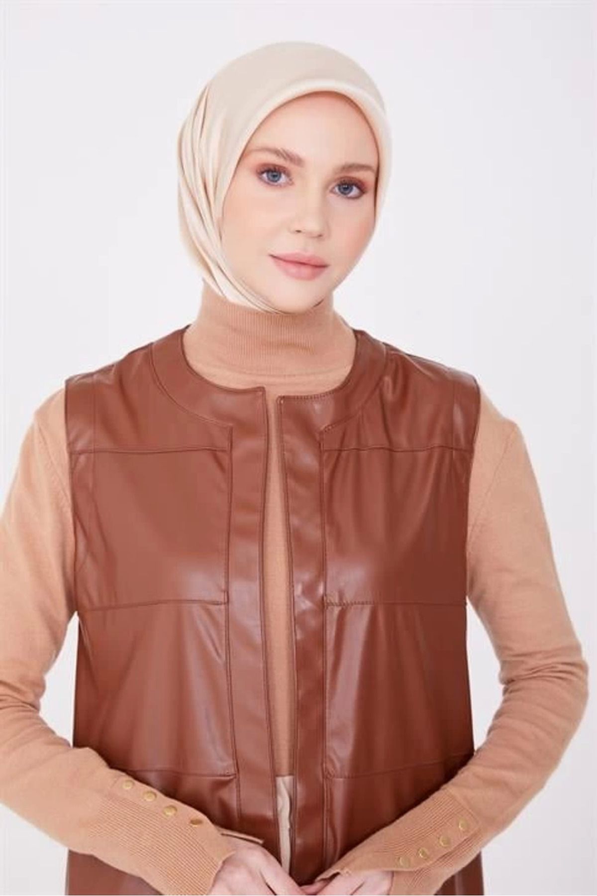 aradimtaradim Armine Yelek 22Kd3303 Taba