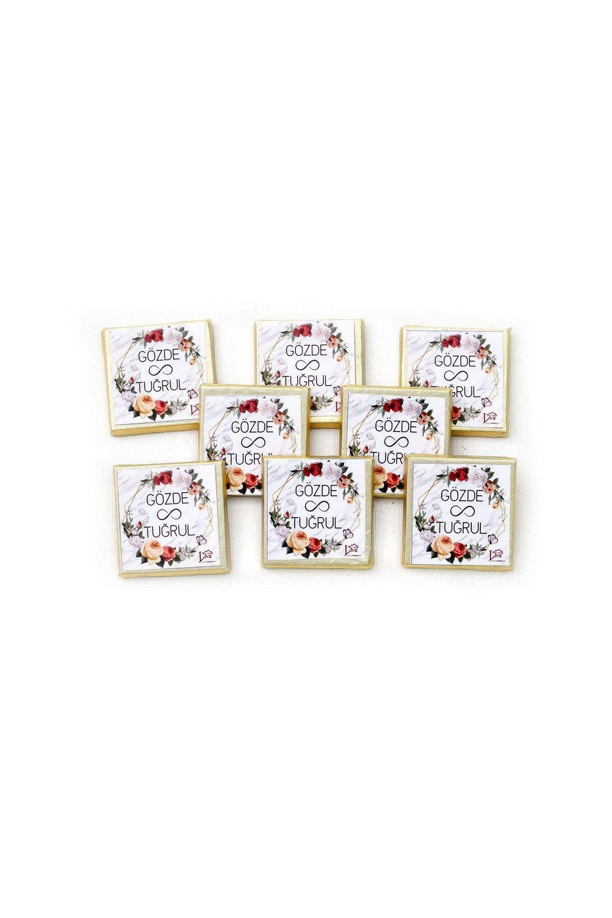 Nin Chocolate İsimli Nikah Çikolatası Dökme (170 Adet Napoliten Çikolata)