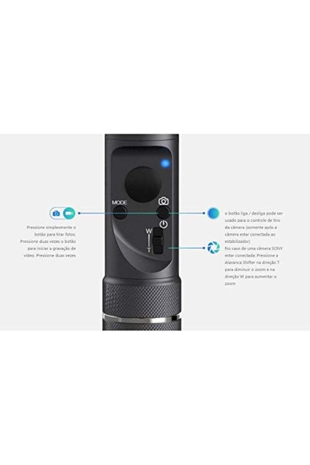 ZHIYUN-Gimbal Compatible with Digital Camera and Camcorder, Black 6