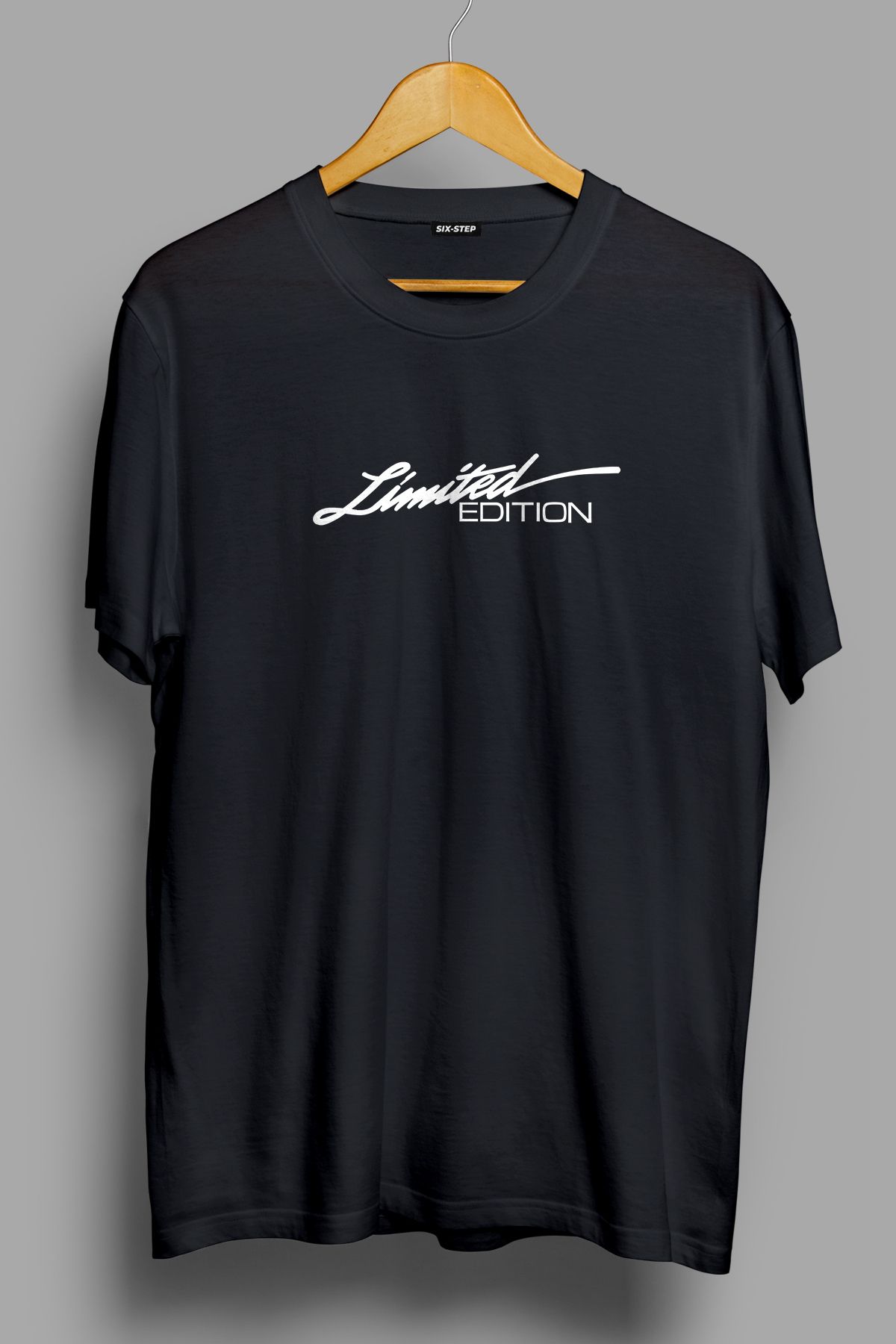 Six Step Limited Edition - Üniseks Oversize Transfer Baskılı T-Shirt