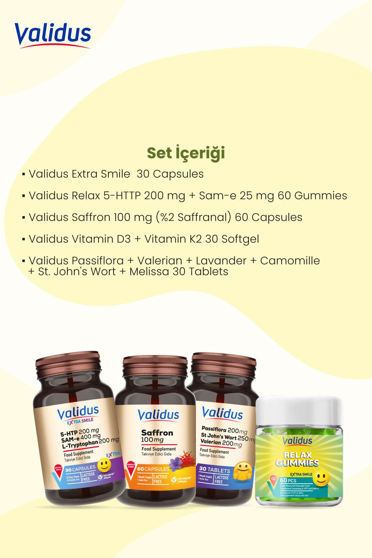 Validus-Stress Support Set - Extra Smile - Relax - 5 Http - Saffron 2