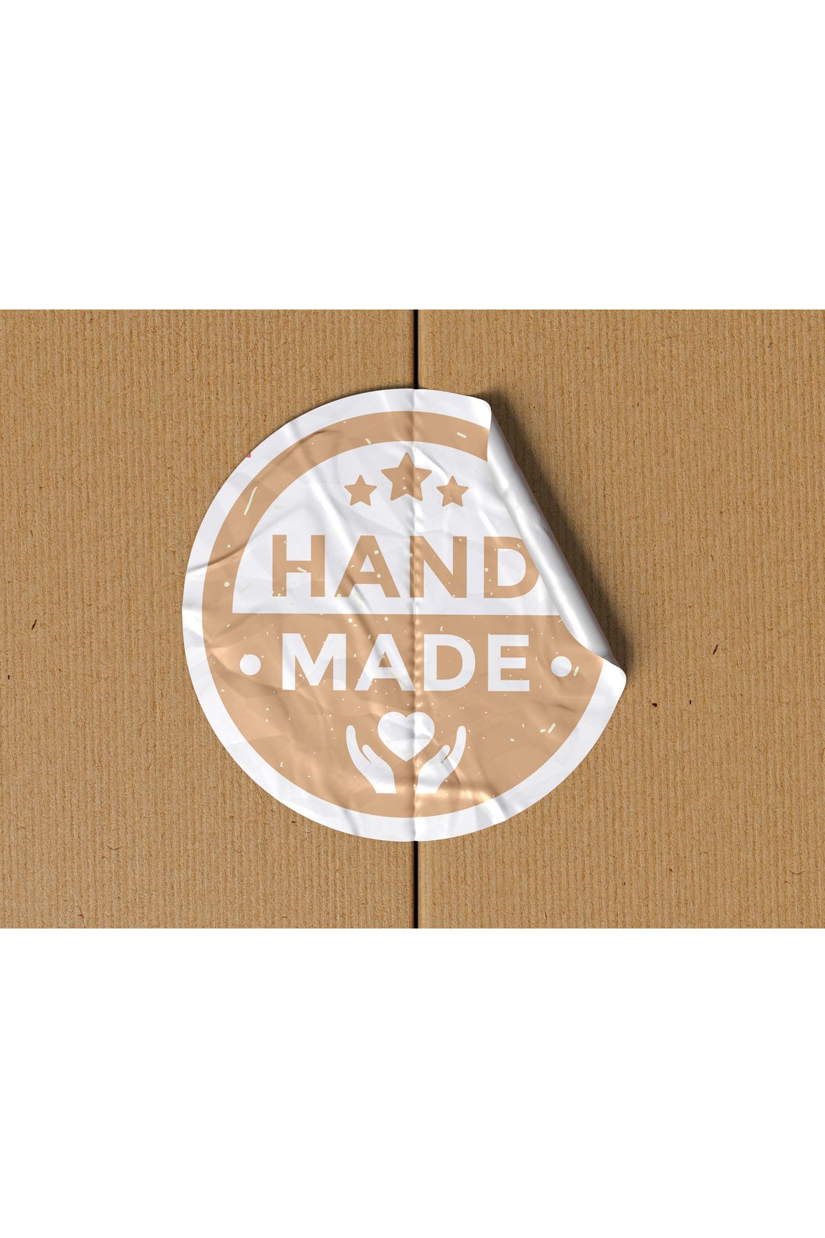 ES GRAFİK REKLAM TEŞEKKÜRLER STİCKER HAND MADE STİCKER 4X4 CM 50 ADET