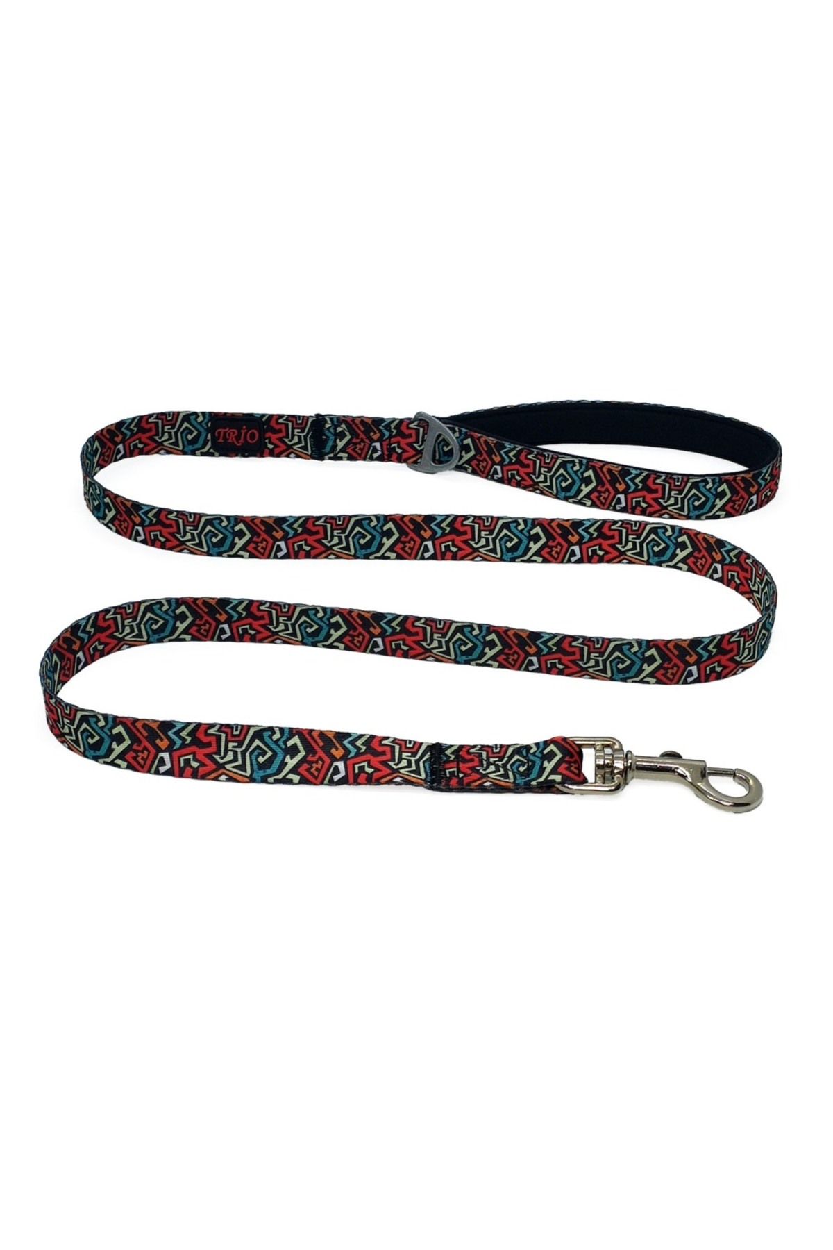 Trio Baskılı Kedi Köpek Sevk & Gezdirme Kayışı Uzatma Tasması