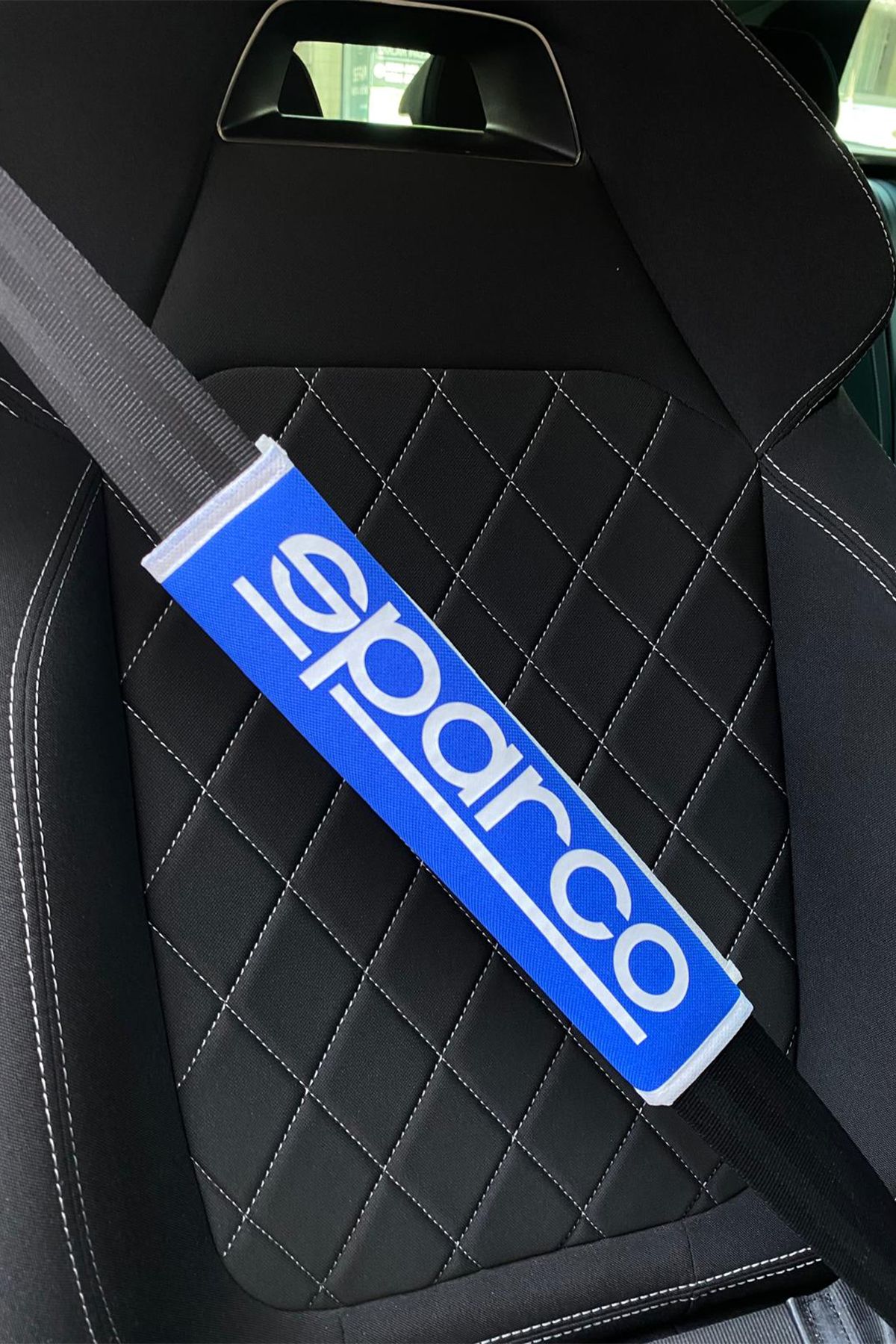 Zrox SPARCO LOGOLU MAVİ KEMER PEDİ