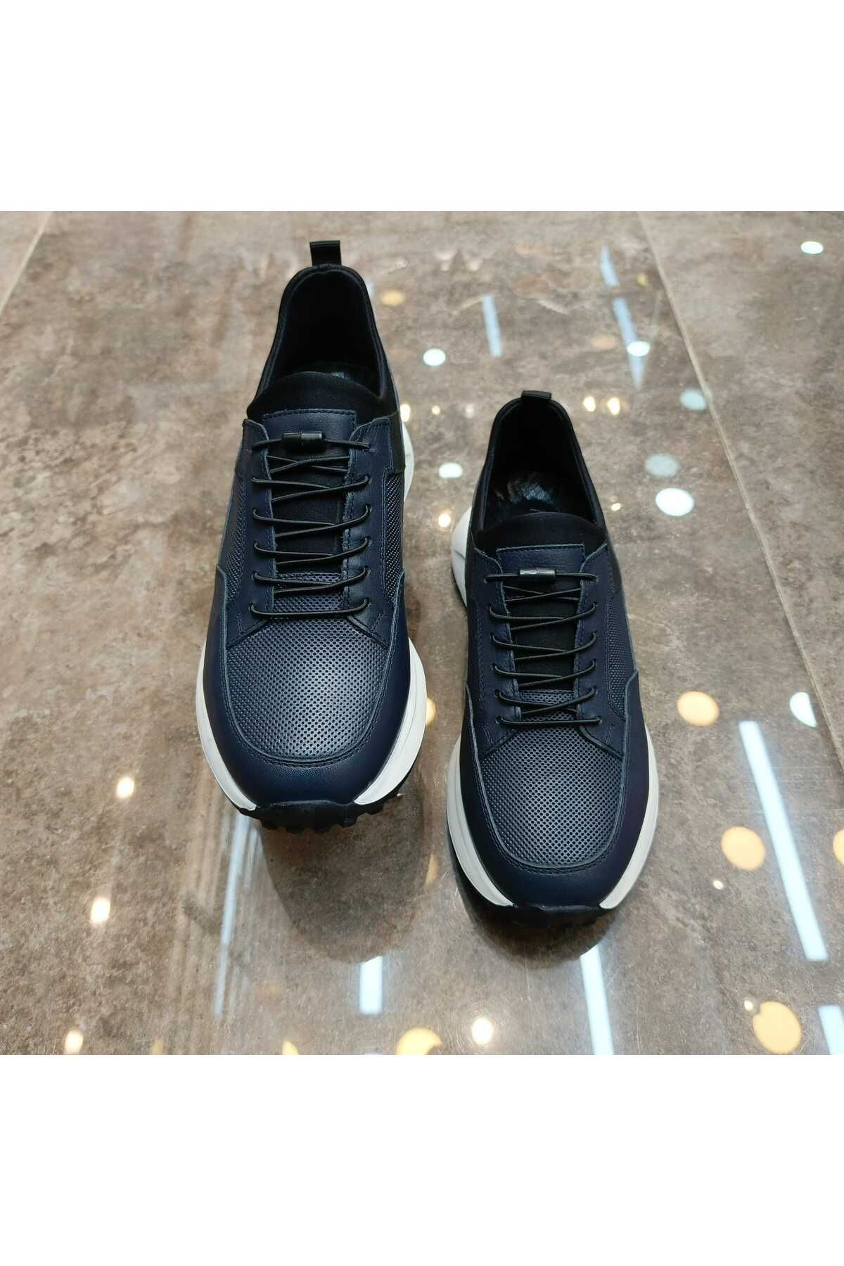 BeyShoes Hakiki Deri Eva Taban Sneaker
