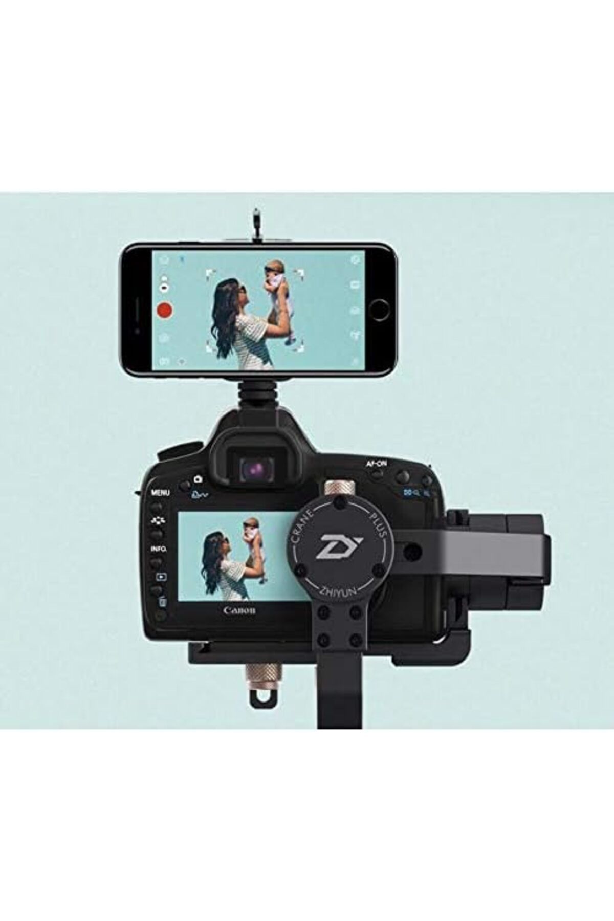 ZHIYUN-Gimbal Compatible with Digital Camera and Camcorder, Black 7