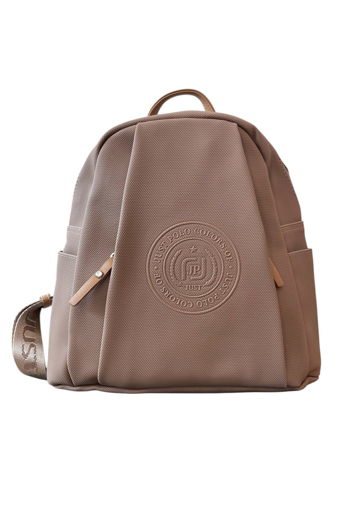Just Polo JP6026 Kadın Günlük Fermuarlı Çok Bölmeli Orta Boy Sırt Çantası OZT6026