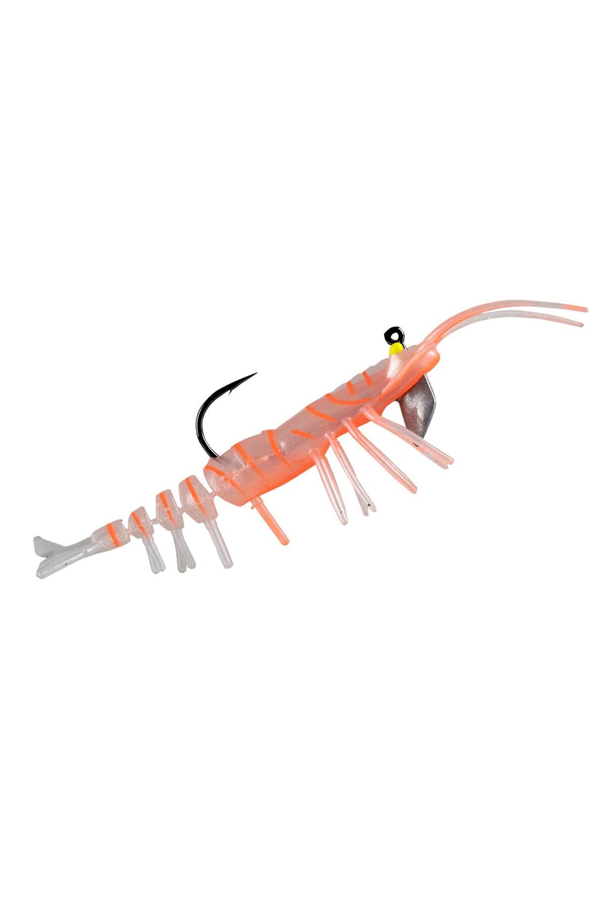 Hanfish Teke 75mm 7gr Silikon Karides Yem TK-514 White Magic