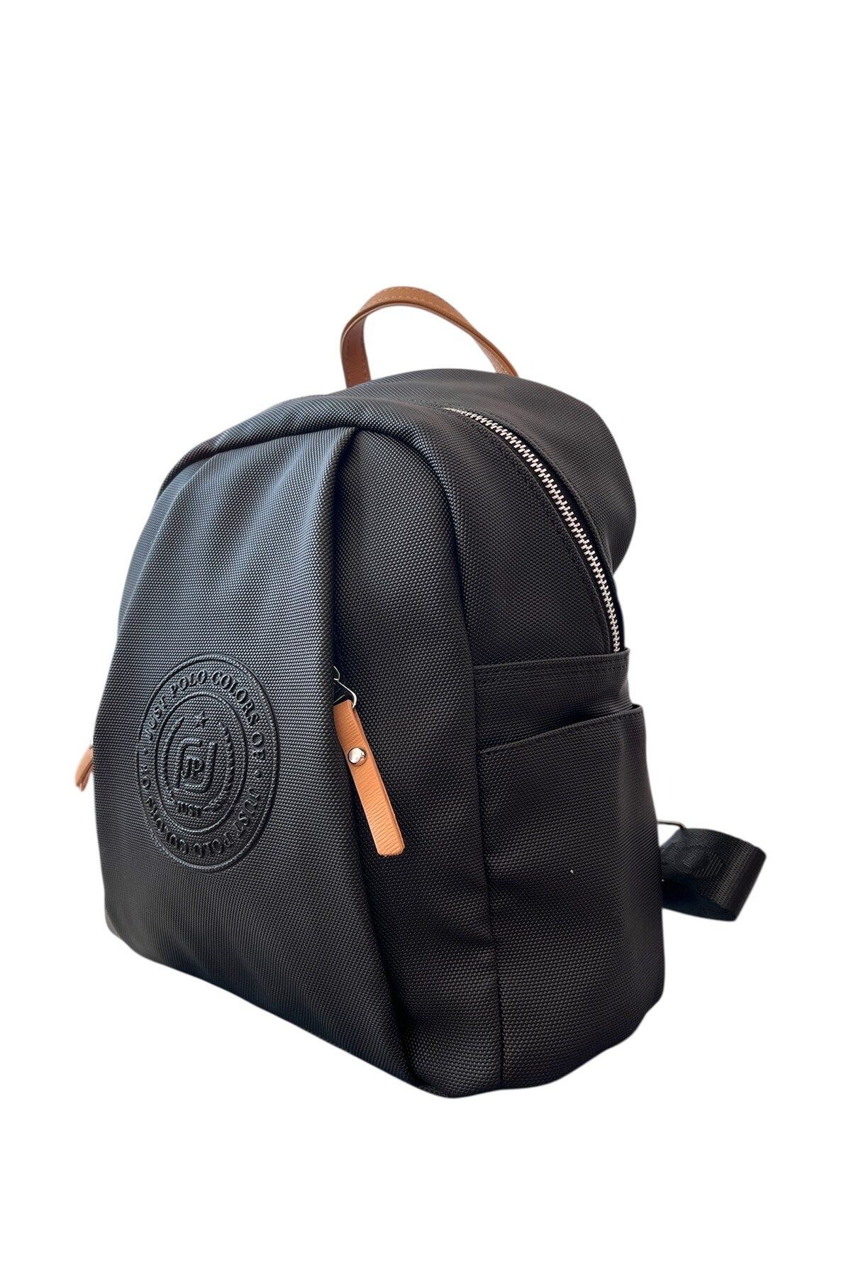 Just Polo JP6026 Kadın Günlük Fermuarlı Çok Bölmeli Orta Boy Sırt Çantası OZT6026