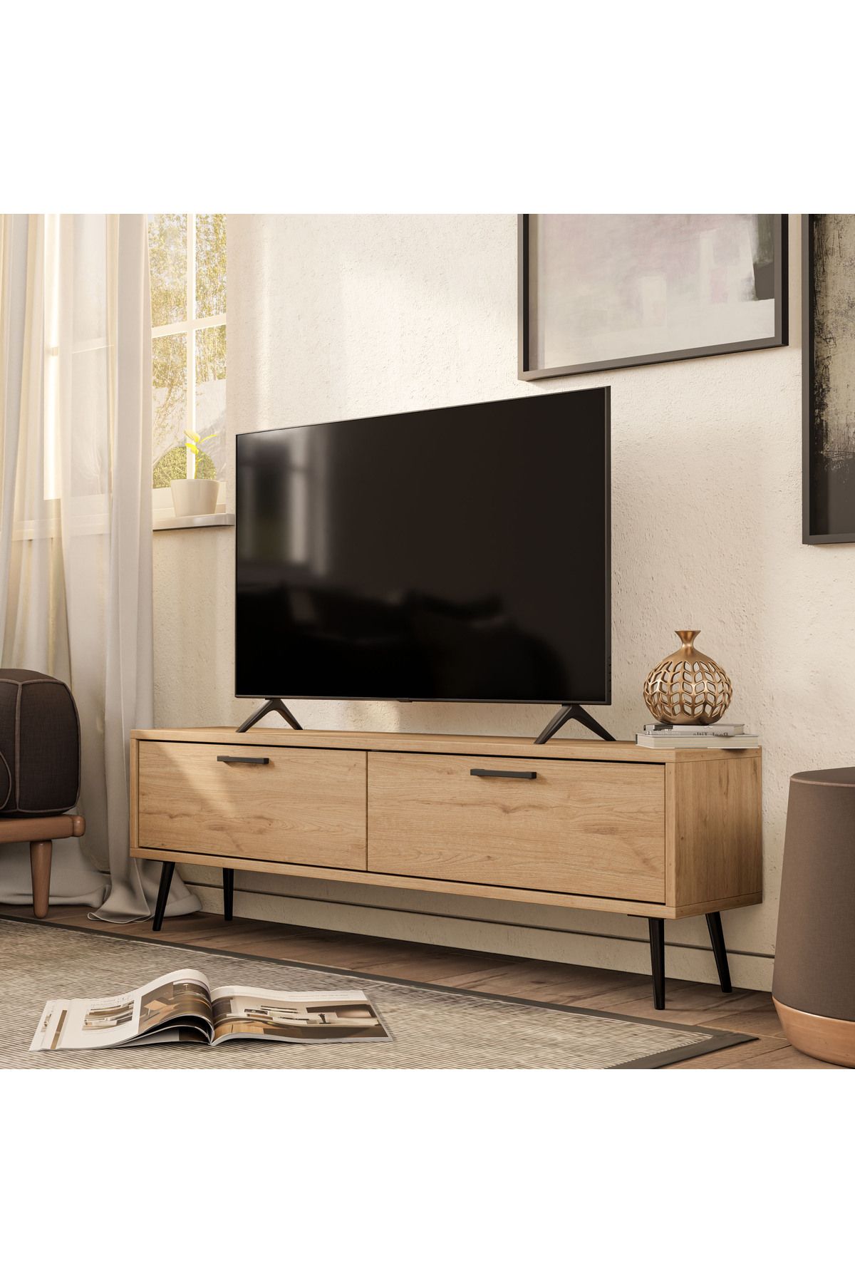 Mezza 4062 Bold 138 Cm Tv Ünitesi Sepet