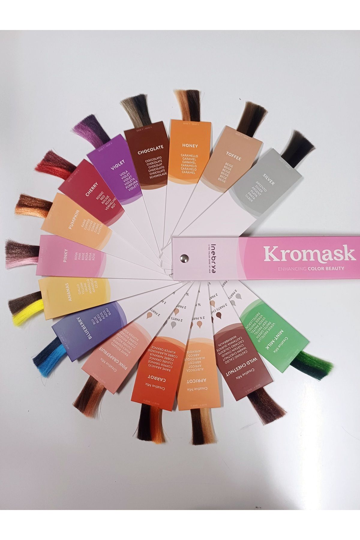 Inebrya-Kromask Chocolate 250 ml - Kromask Chocolate Brown Color Toning Care Mask 250 ml 4