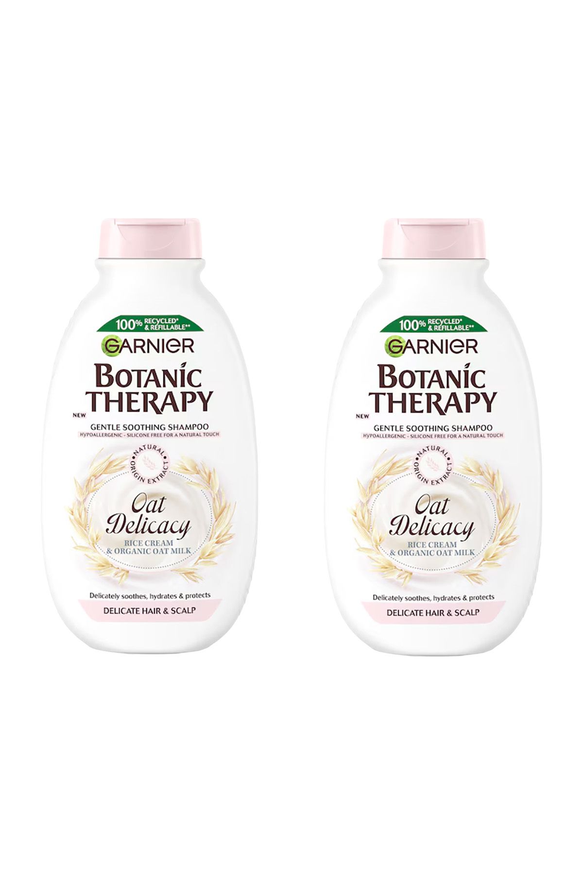 Garnier Șampon Botanic Therapy Cu Cremă De Orez Și Lapte De Ovăz Organic, 400 Ml Unisex - Mărime unică