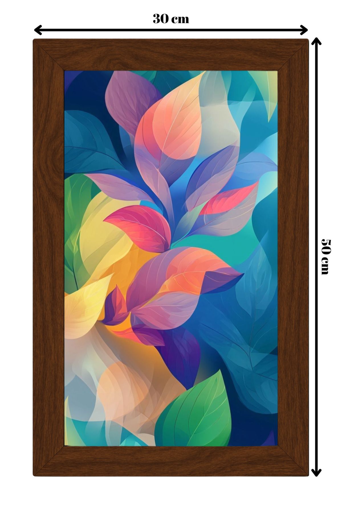 ColorCraft SERAMİK ÜZERİNE AHŞAP ÇERÇEVELİ 30x50cm TABLO NO:36
