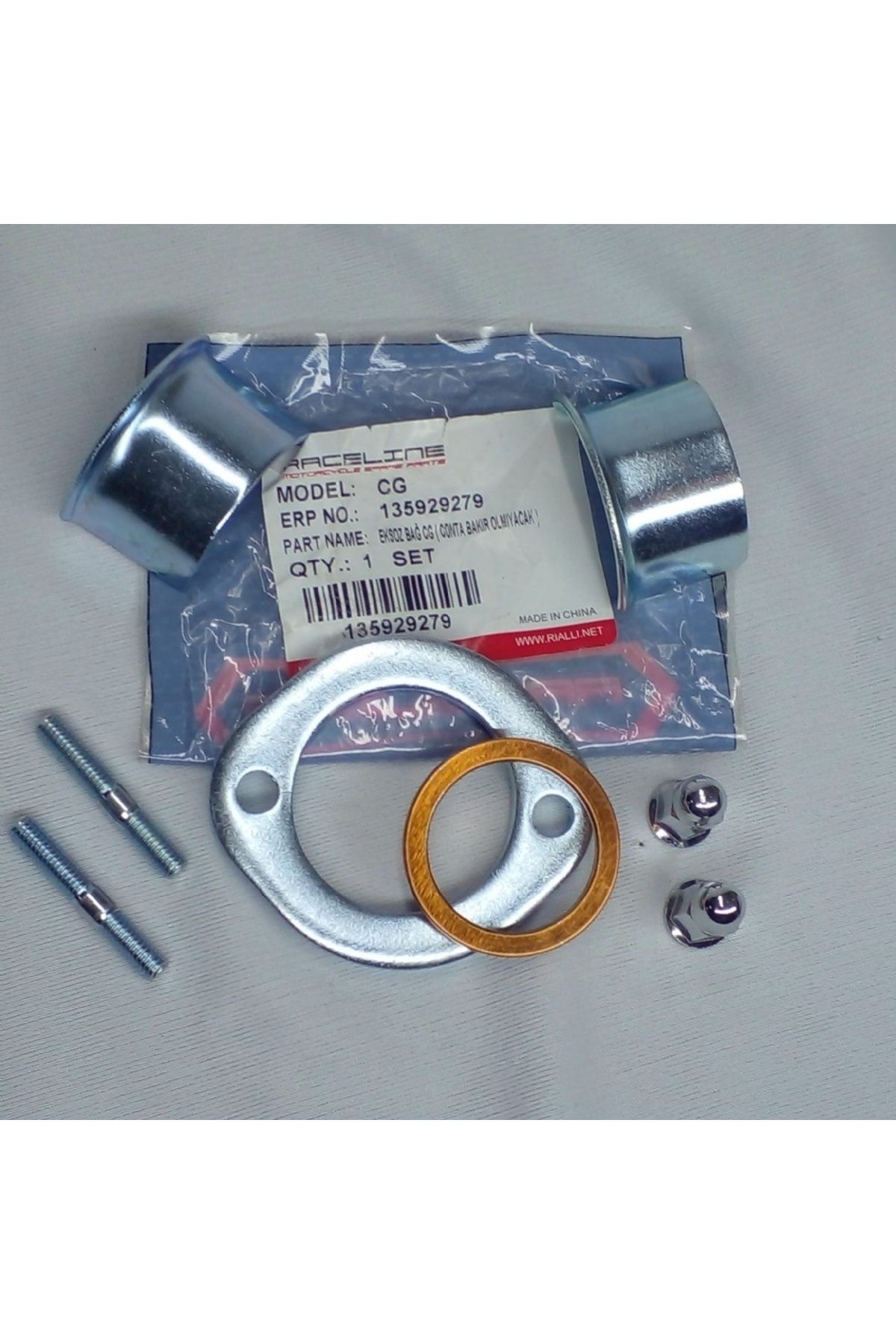 karagöz motor CG Egzoz Bağlantı Parçaları Set