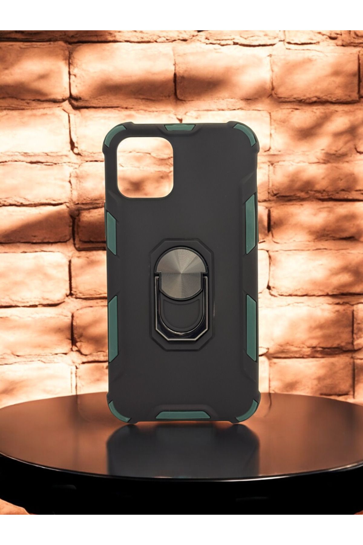 DUBİGOLD İPHONE 11 PRO UYUMLU METAL YÜZÜKLÜ MIKNATISLI ZIRHLI TANK KILIF