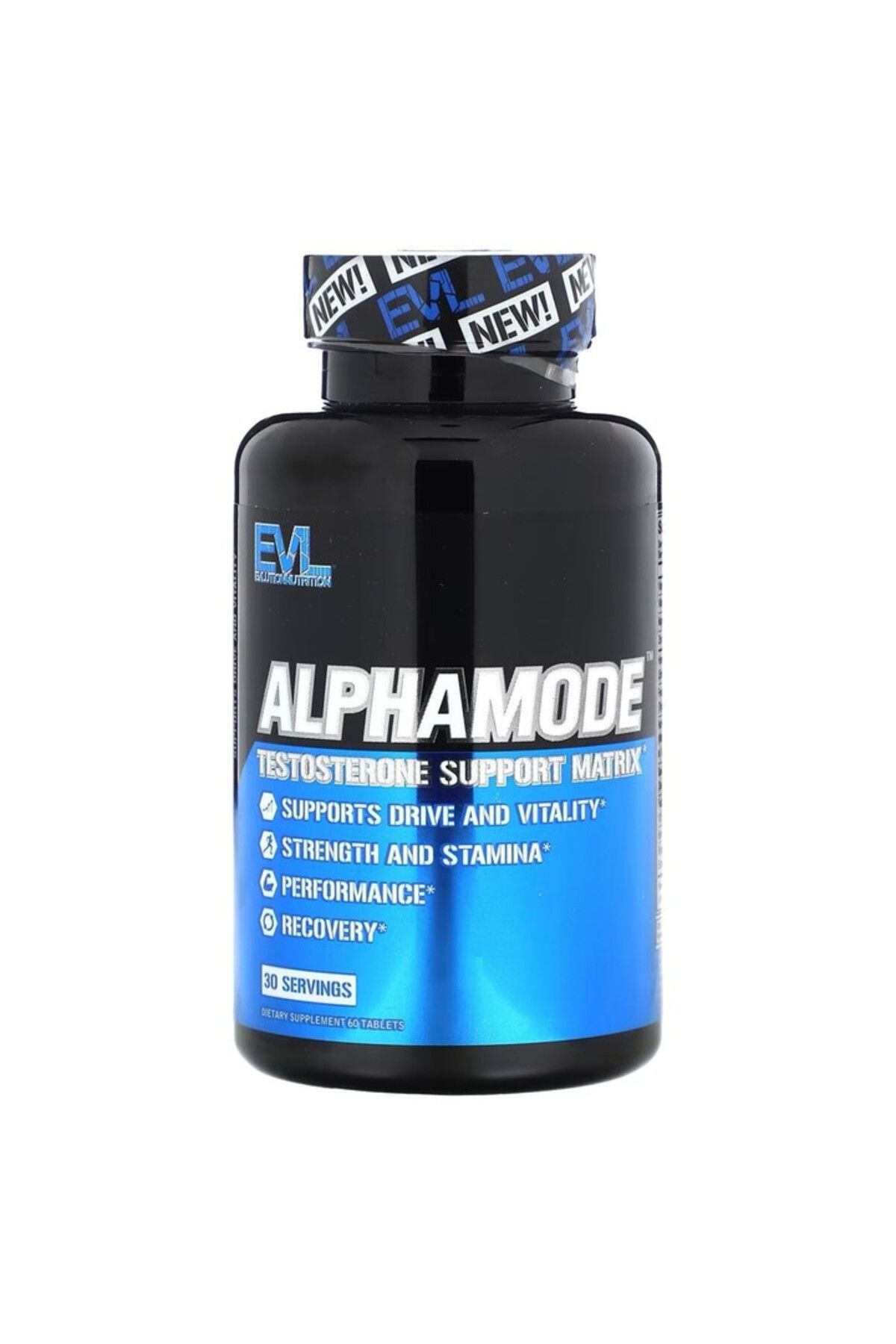 evlution nutrition Alphamode 60 Veg. Tablet.usa menş.