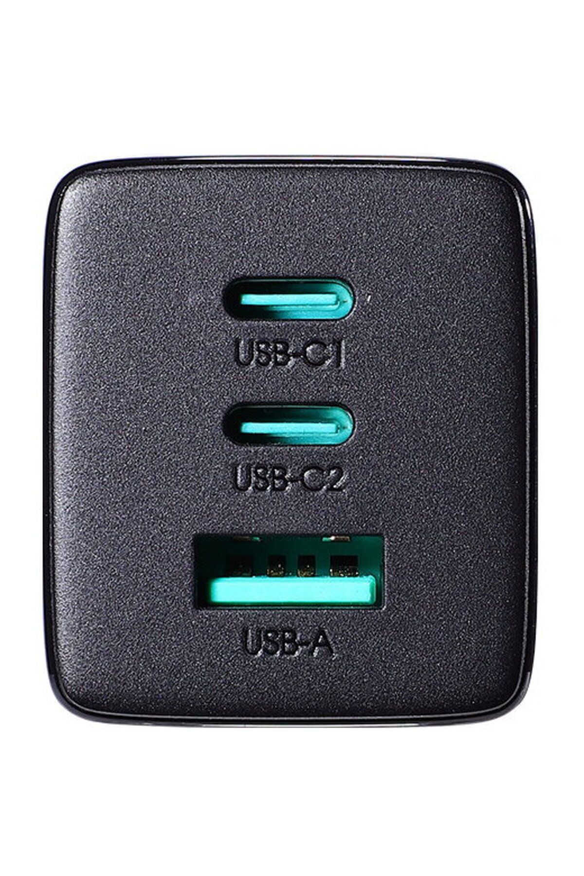 REDz Accessories-Adaptor de priză 65w tip C, cablu 3 în 1, Joyroom Jr-tcg01, 2 porturi USB x tip C, negru 4
